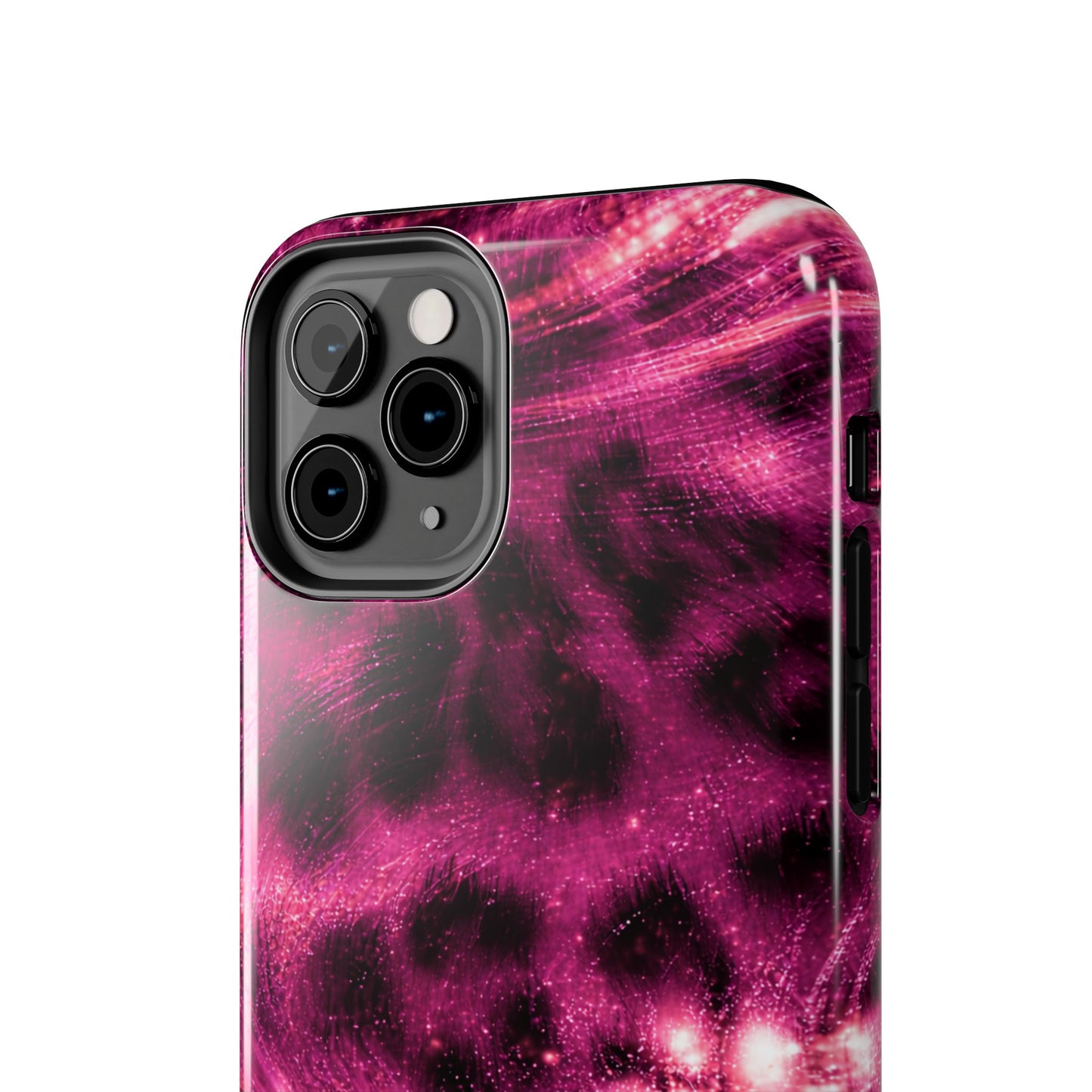 Magenta Y2K Leopard - Protective Phone Case