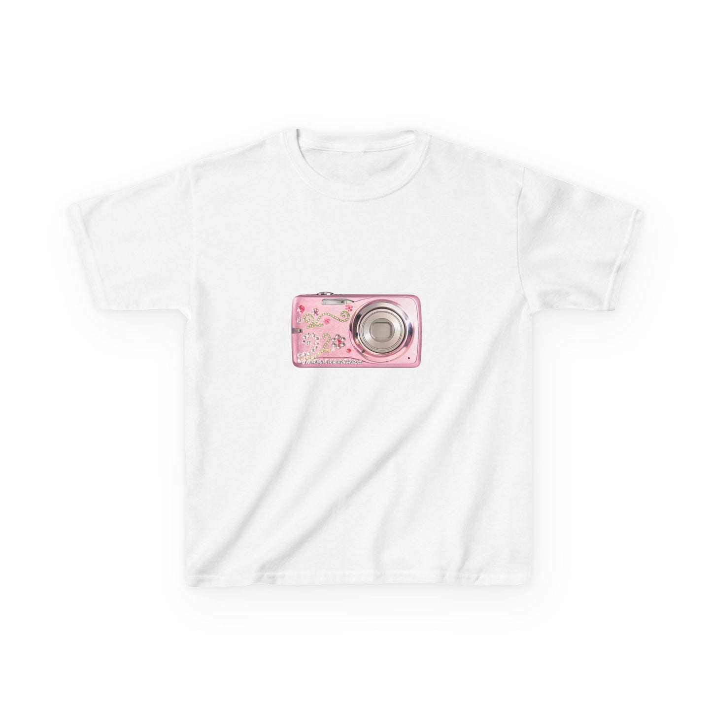 Pink Vintage Camera - Baby Tee