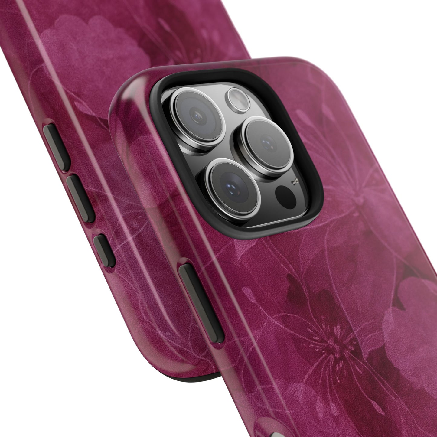 Magenta Petals - Protective Phone Case