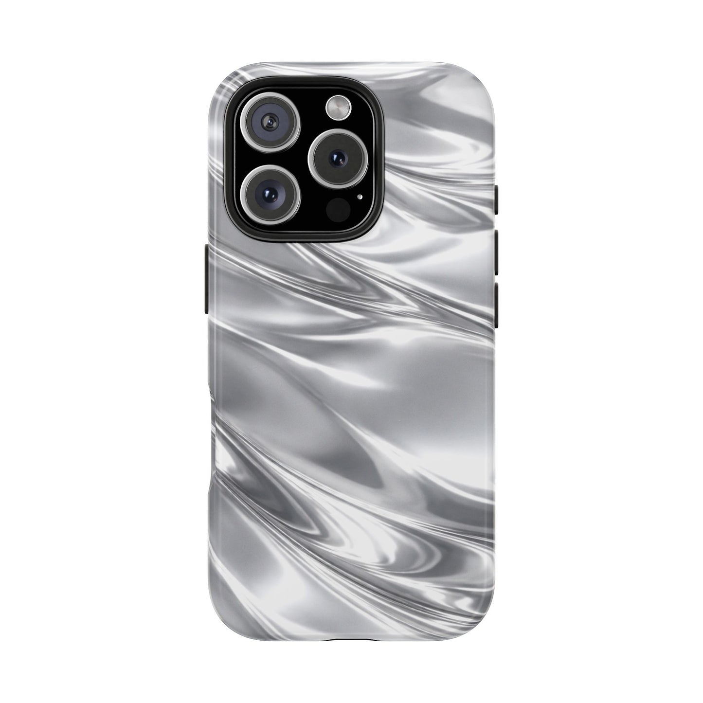 Silver Metallic - Protective Phone Case