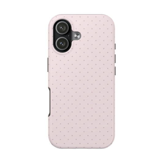 Blush Pink Polka Dot - Protective Phone Case