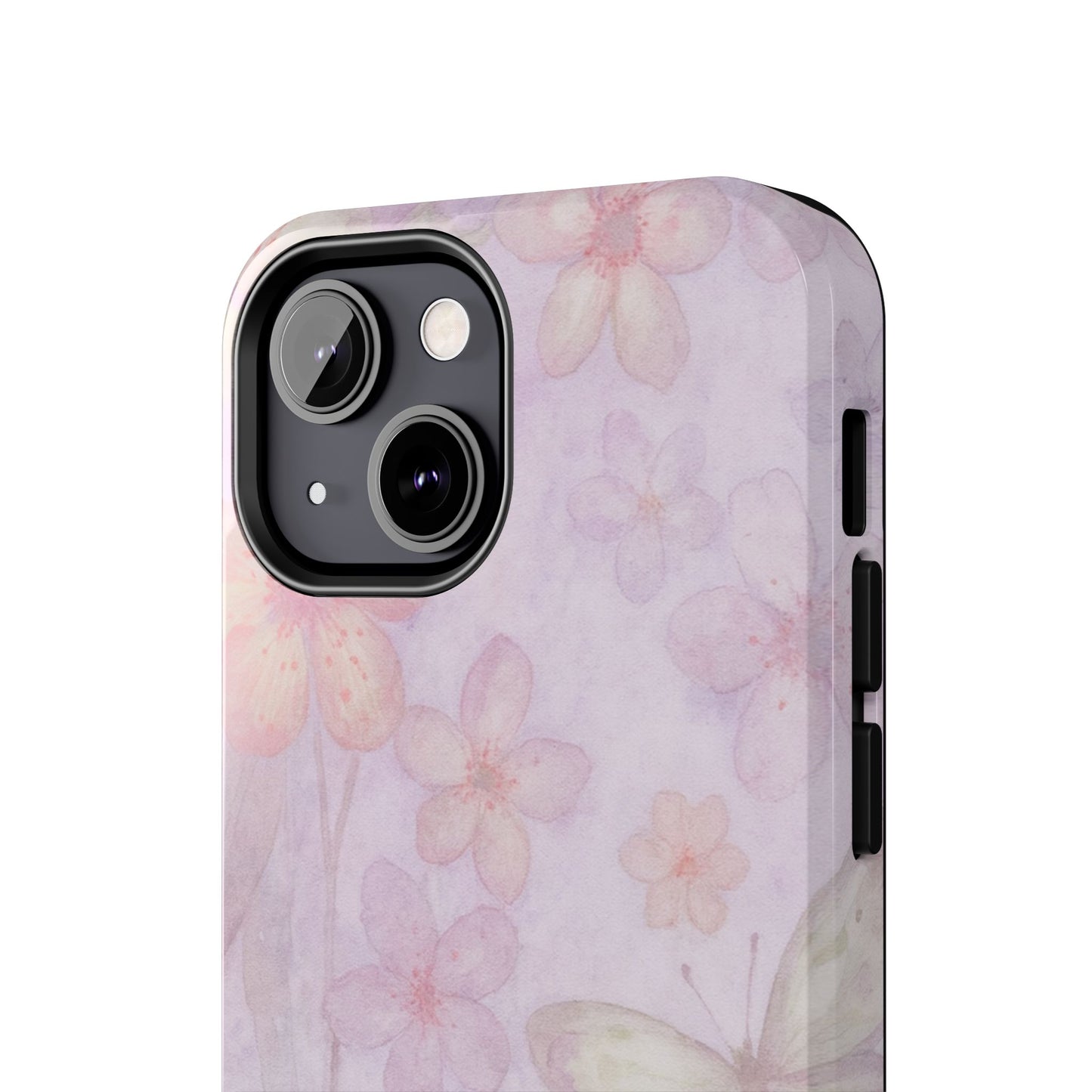 Lilac Butterfly - Protective Phone Case
