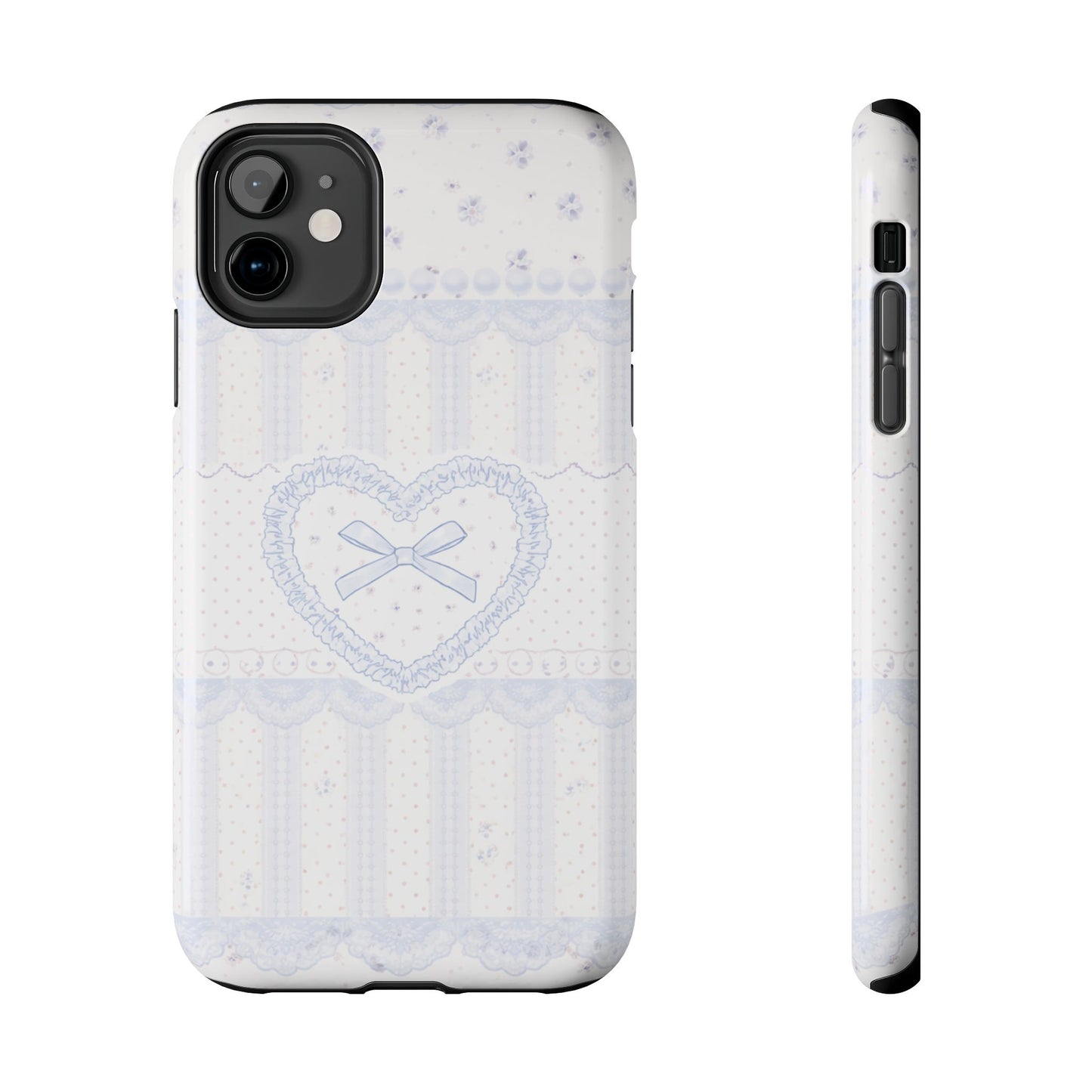 Coquette Blue Lace - Protective Phone Case