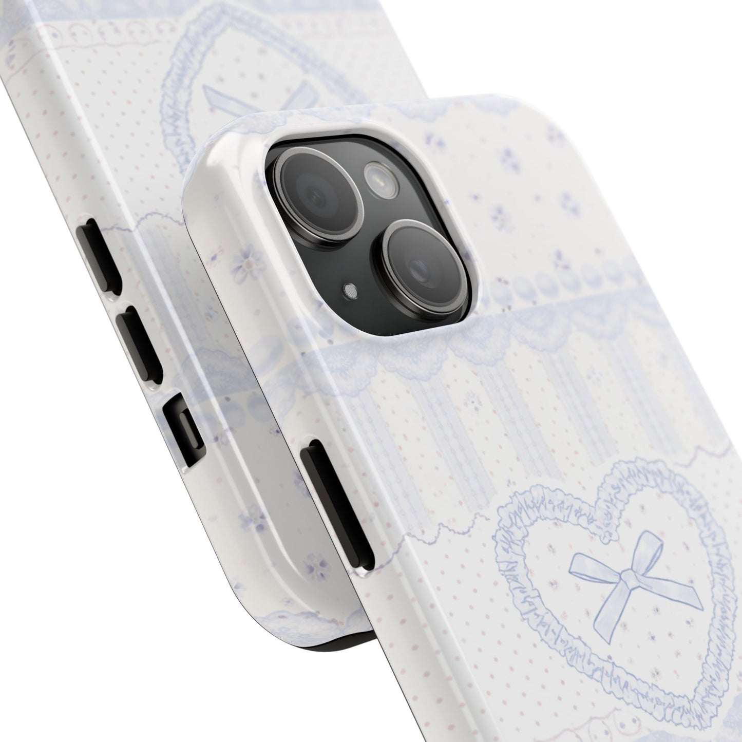 Coquette Blue Lace - Protective Phone Case