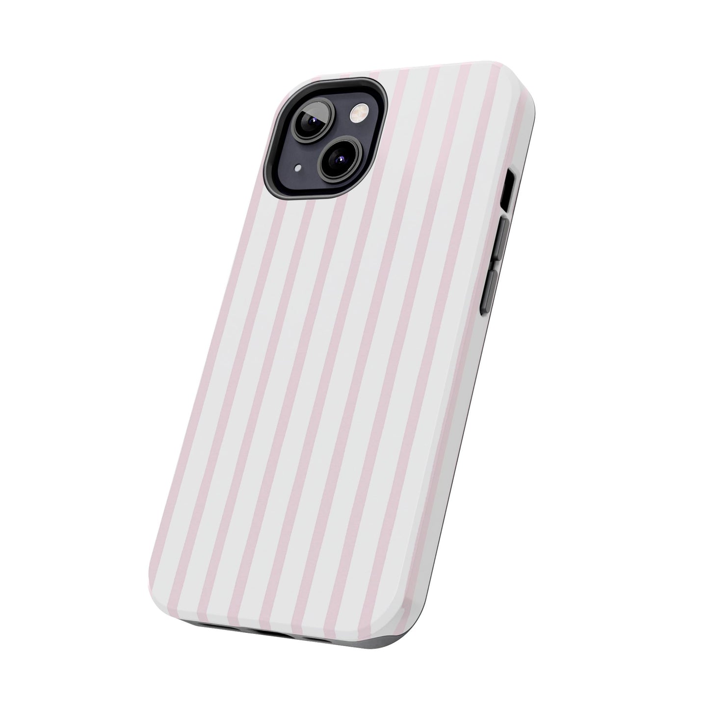 Pink Vertical Stripes - Protective Phone Case