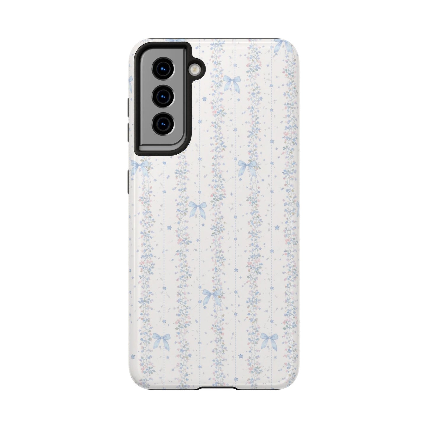 Bows and Stripes - Protective Phone Case