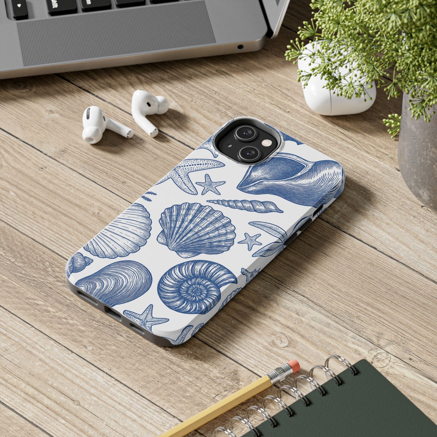 Seashells by the Shore - Protective Phone Case