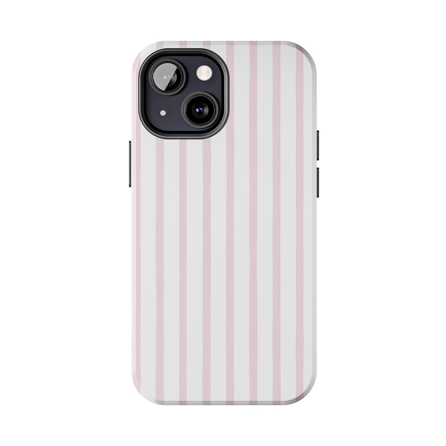 Pink Vertical Stripes - Protective Phone Case