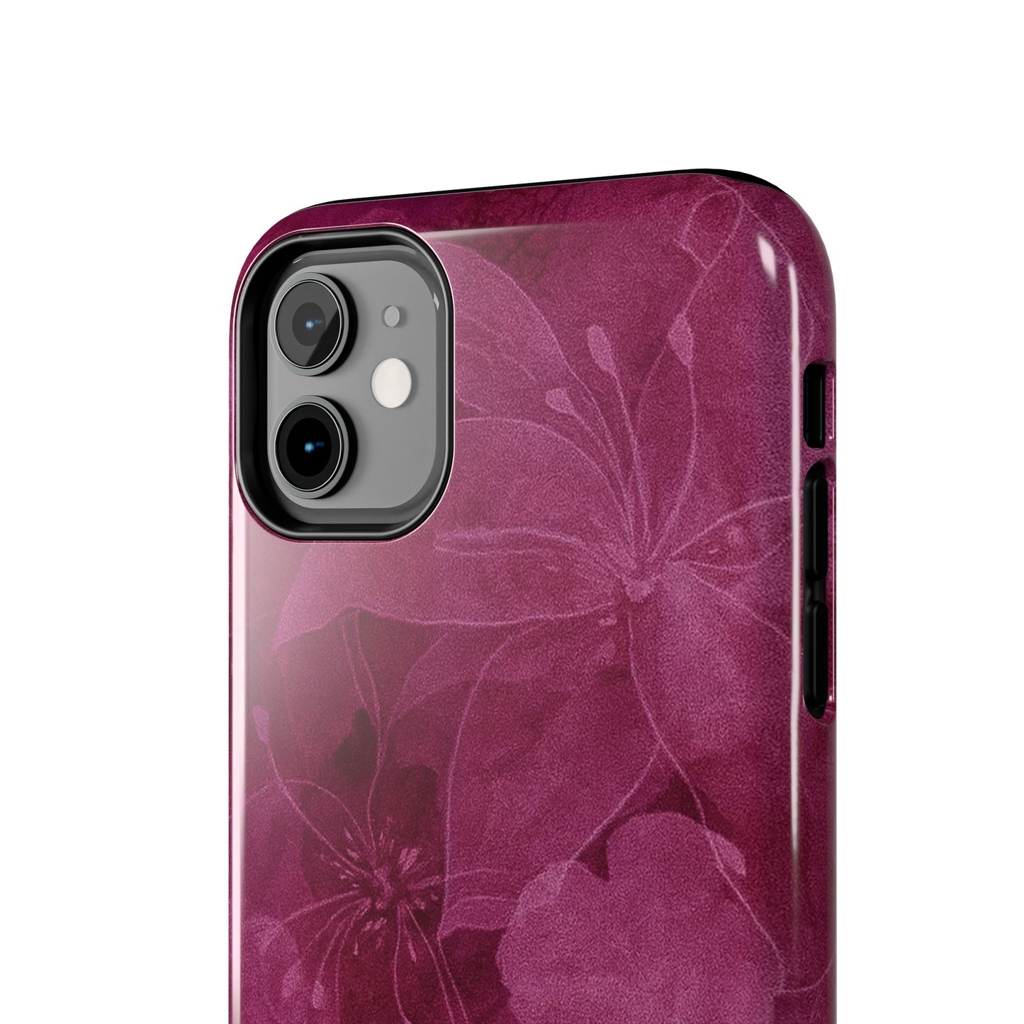 Magenta Petals - Protective Phone Case