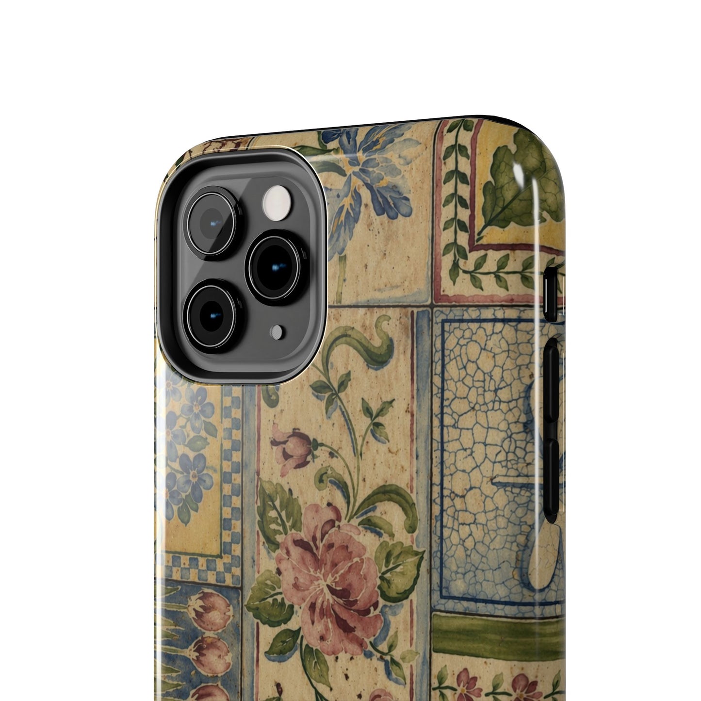 Vintage Floral Patchwork - Protective Phone Case