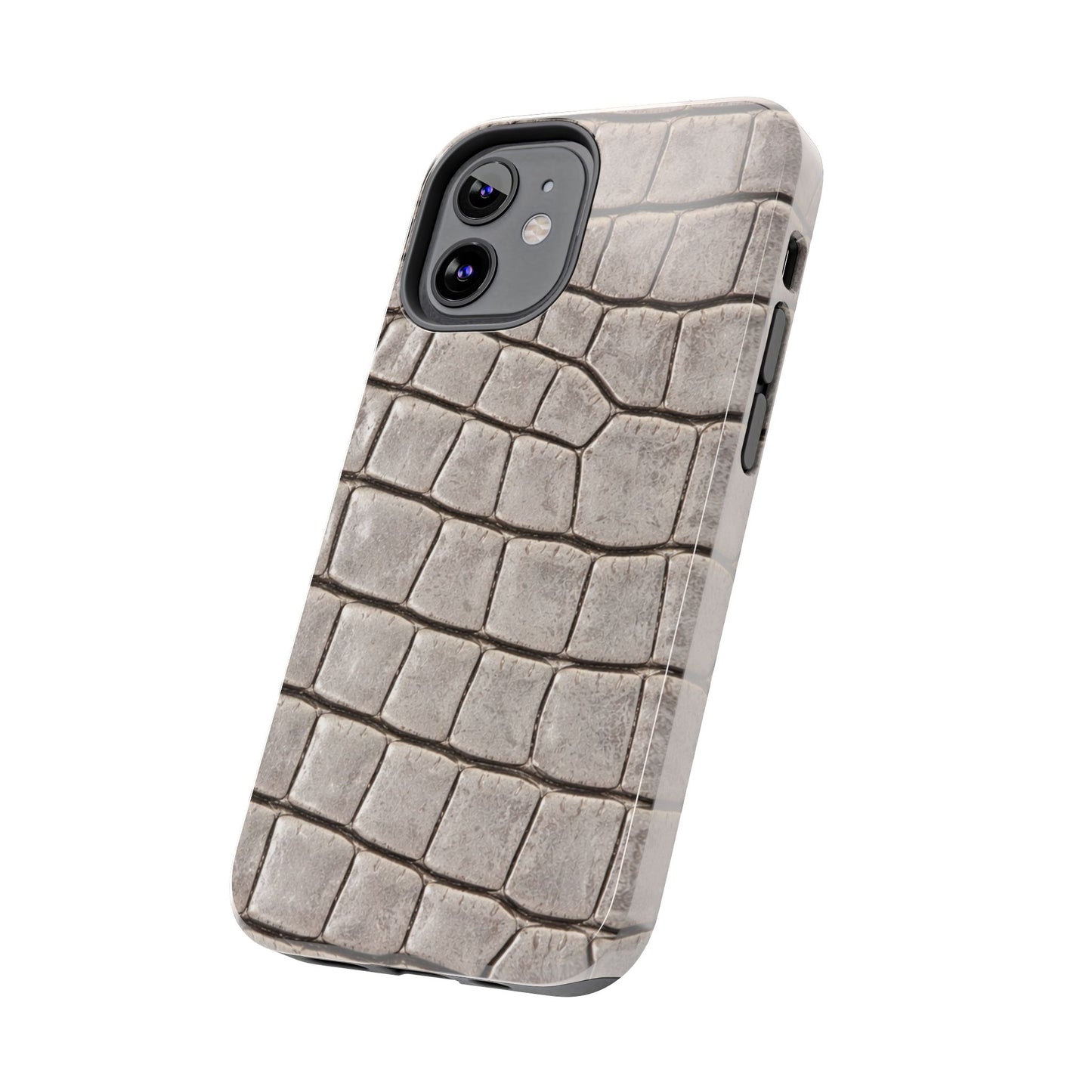 2000s Grey Crocodile - Protective Phone Case