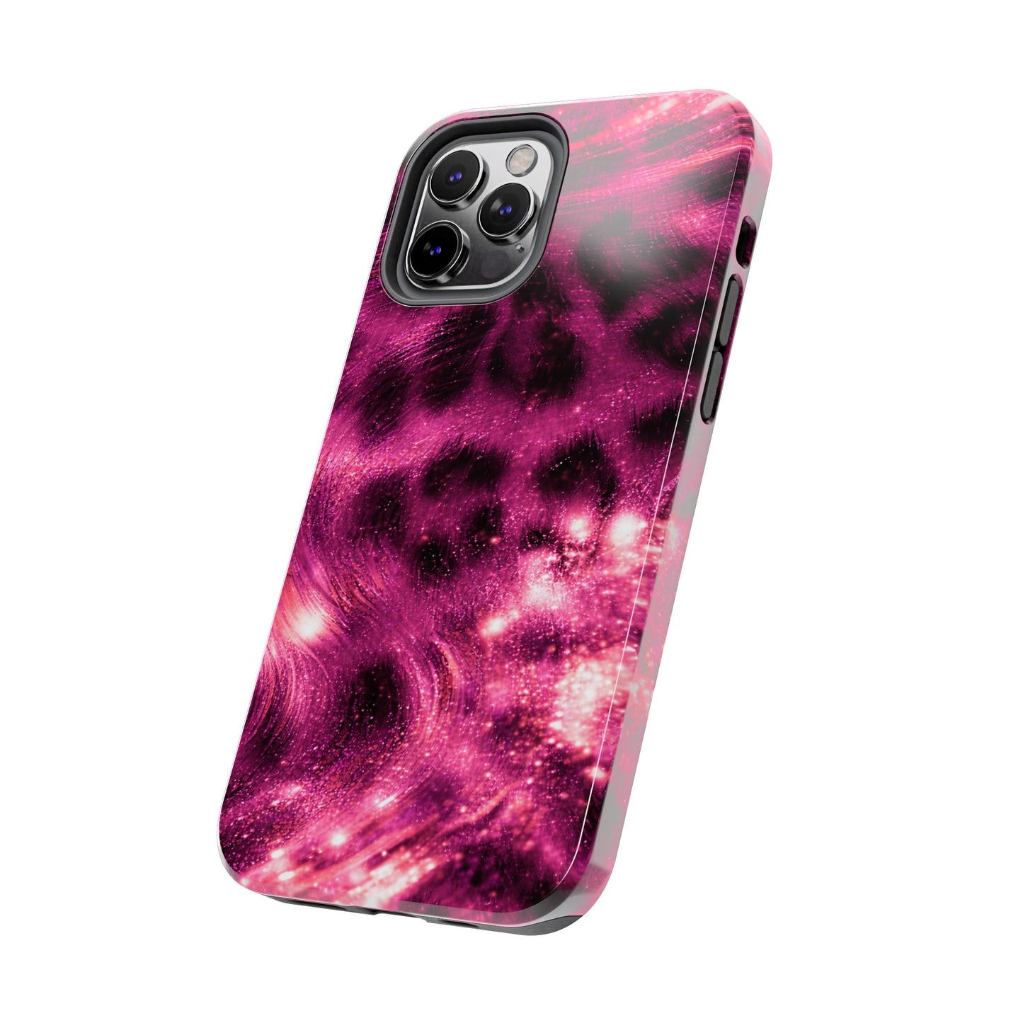 Magenta Y2K Leopard - Protective Phone Case
