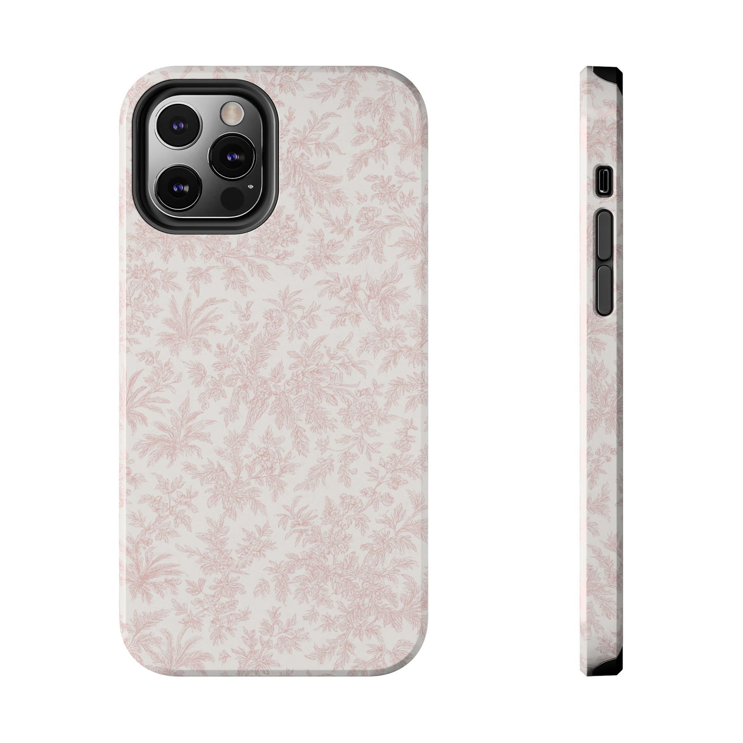 Blush Pink Floral - Protective Phone Case
