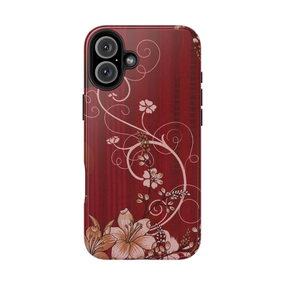 Crimson Bloom - Protective Phone Case