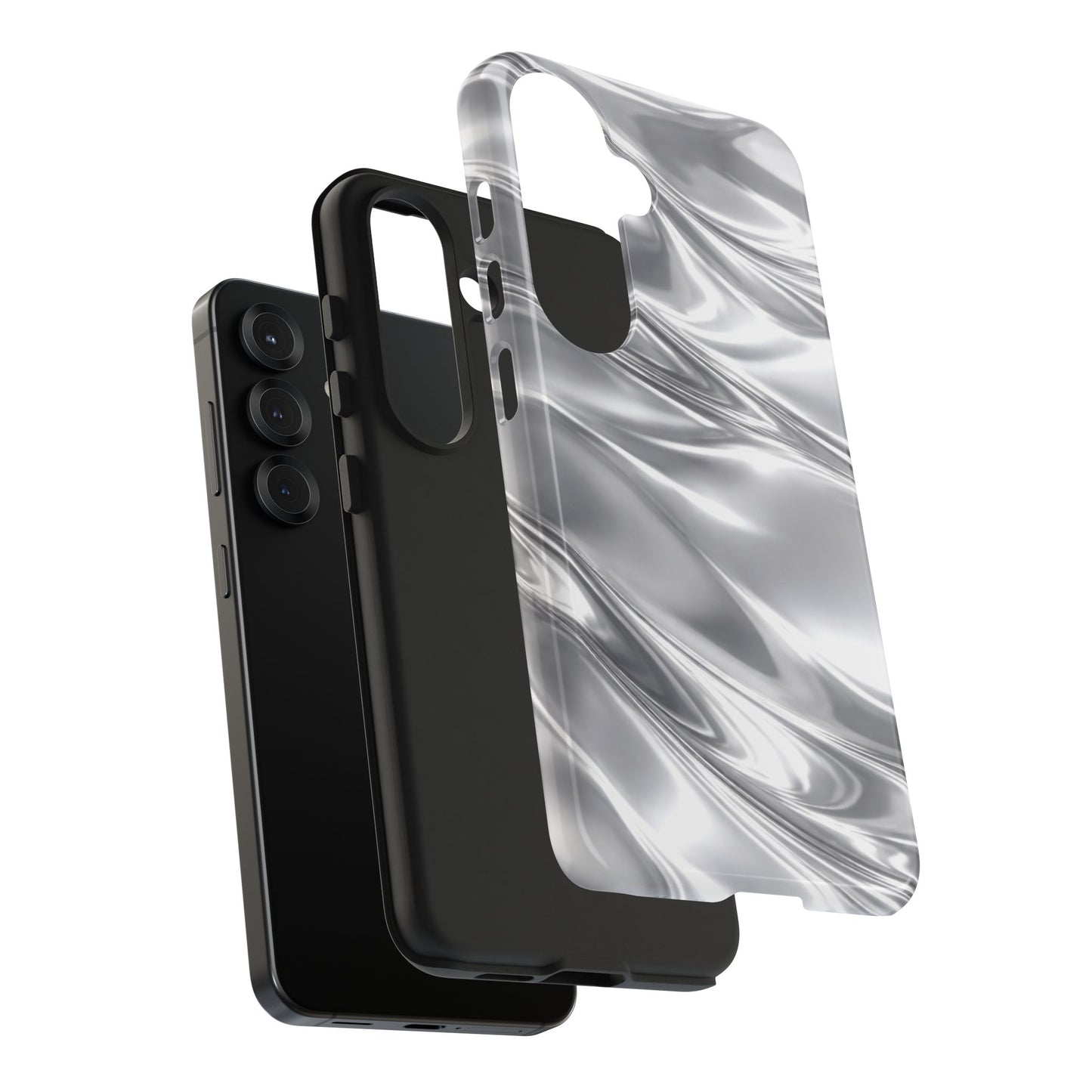 Silver Metallic - Protective Phone Case