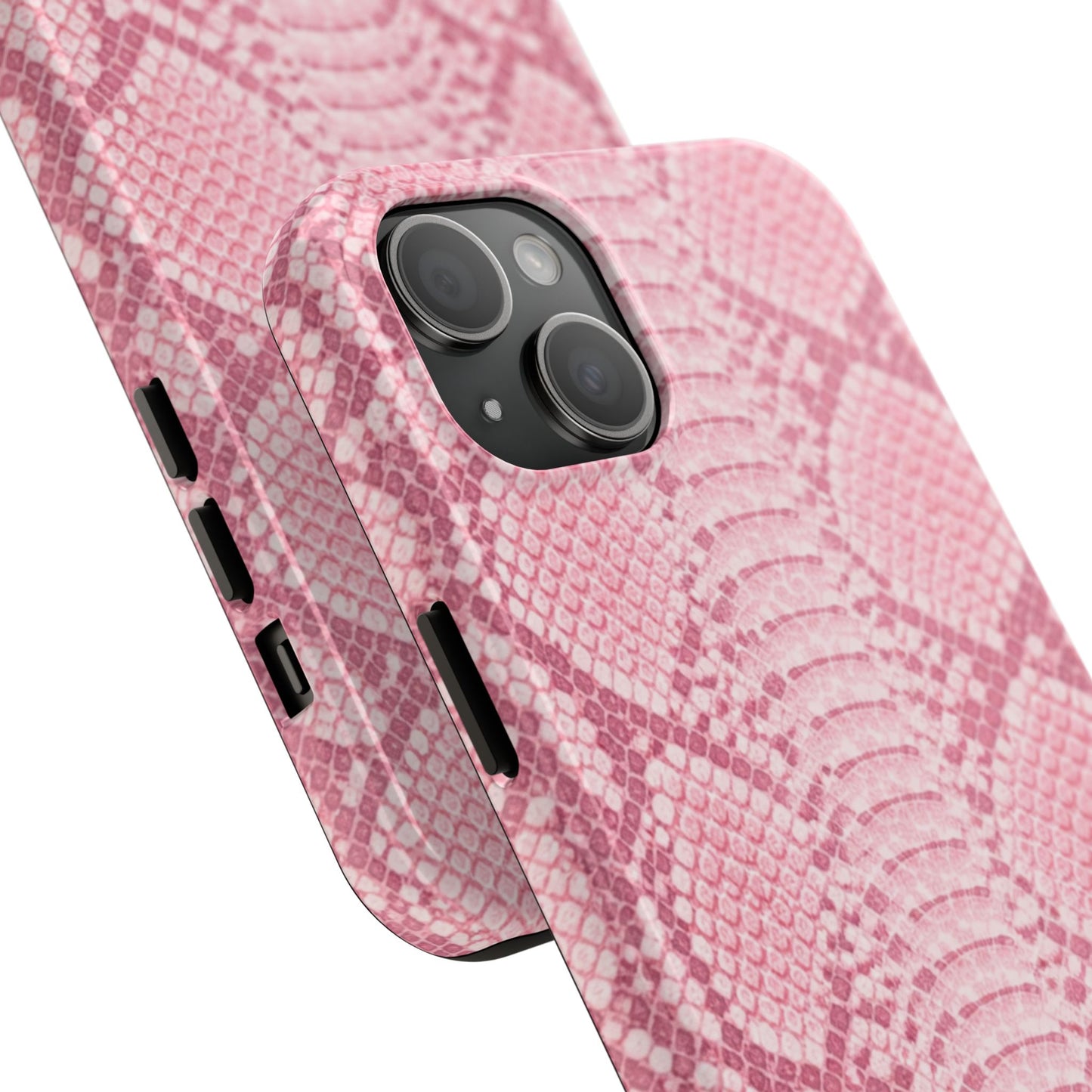 Pink Snake Skin - Protective Phone Case