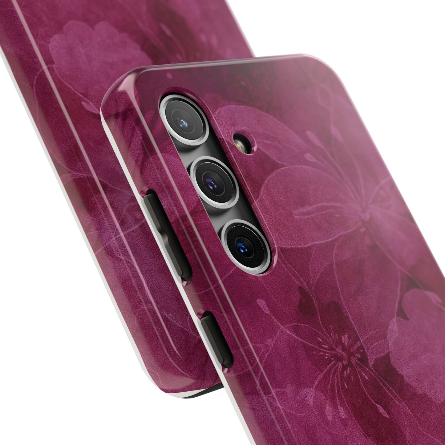 Magenta Petals - Protective Phone Case
