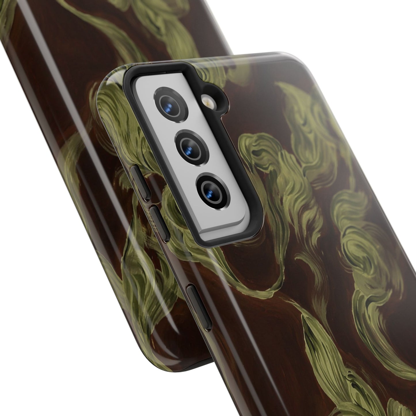 Magnolia Stained Glass - Protective Phone Case
