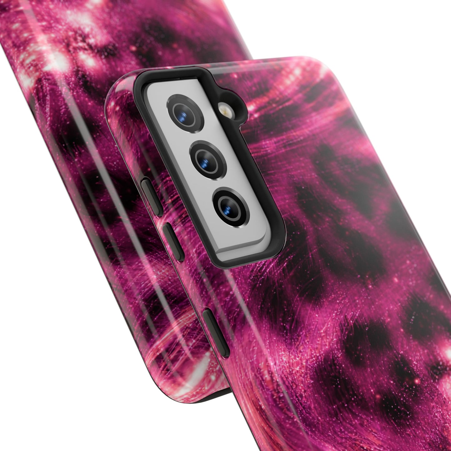 Magenta Y2K Leopard - Protective Phone Case