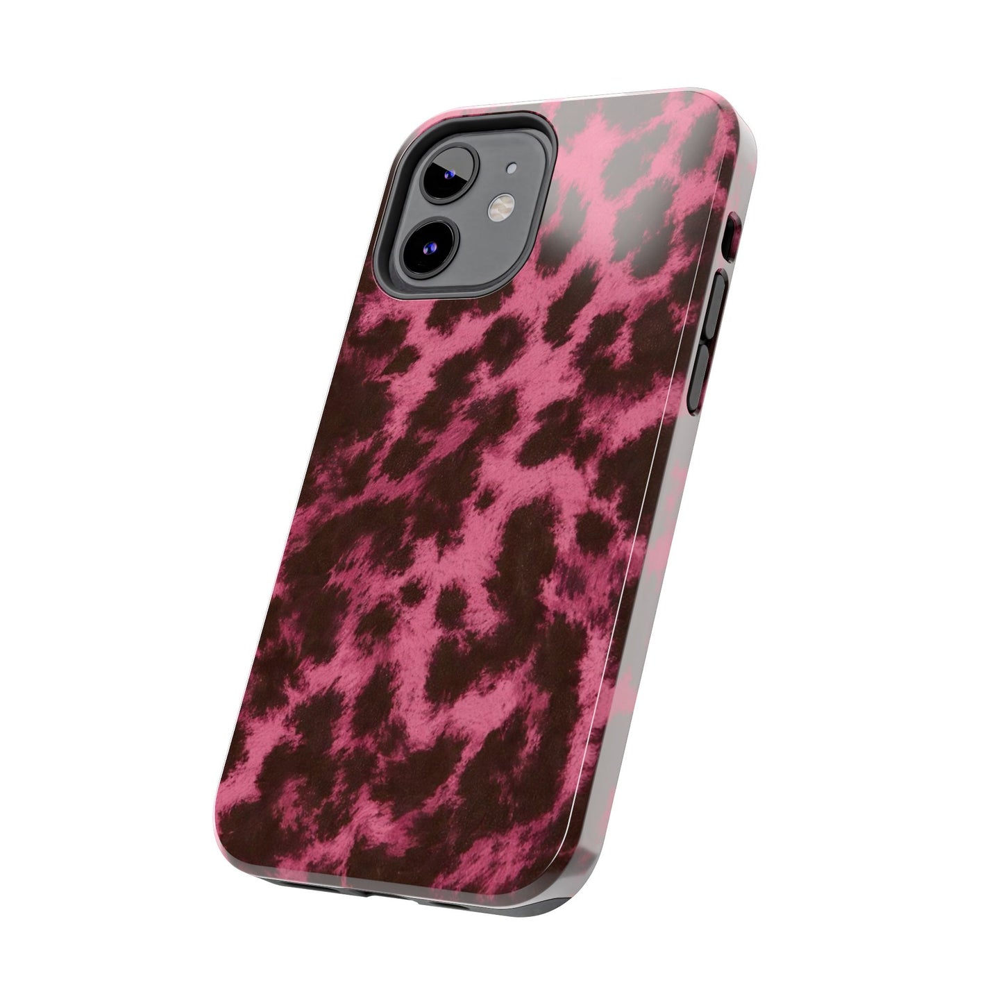 Pink Leopard Print - Protective Phone Case