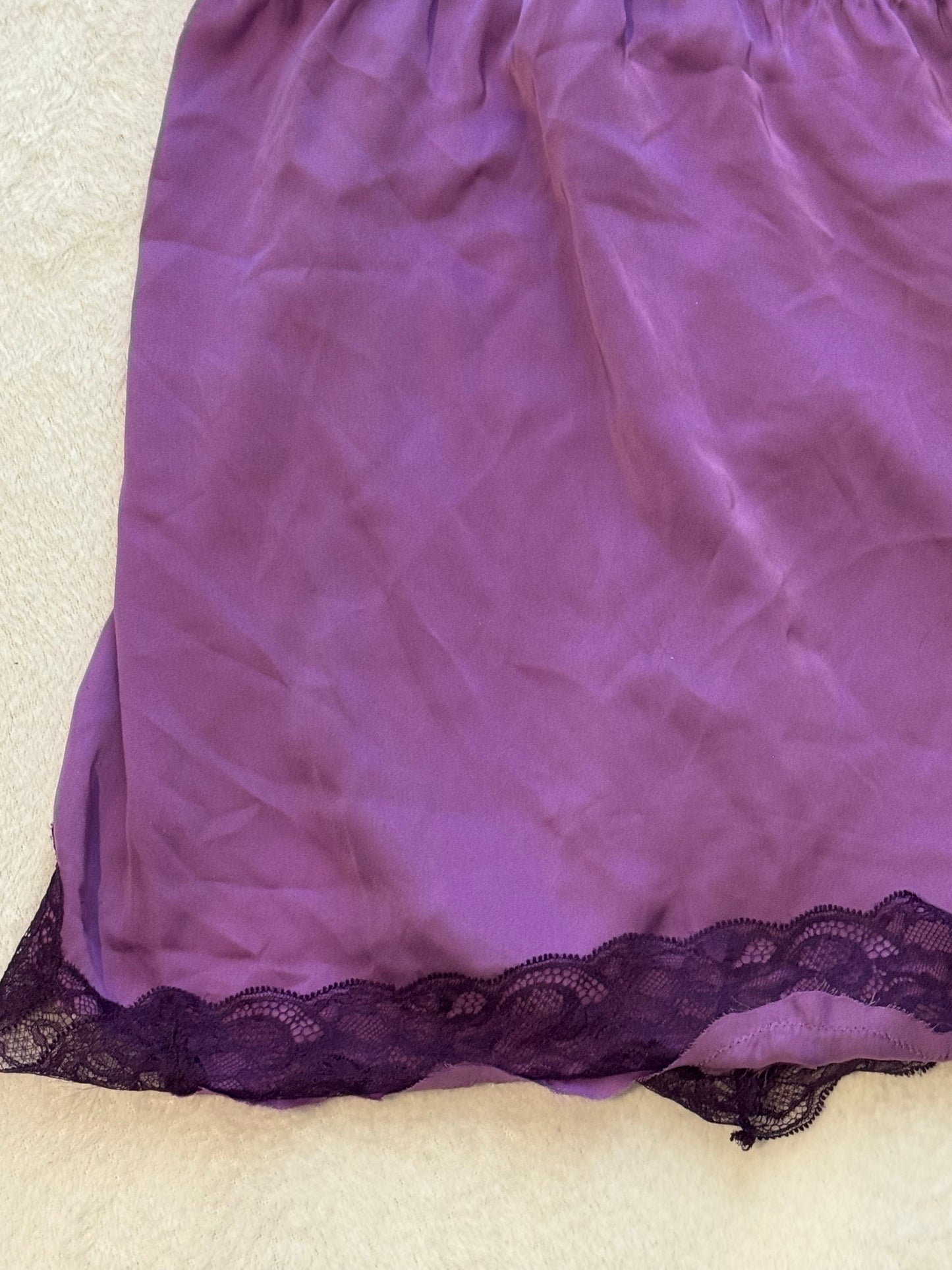 Purple Lace Top with Bow