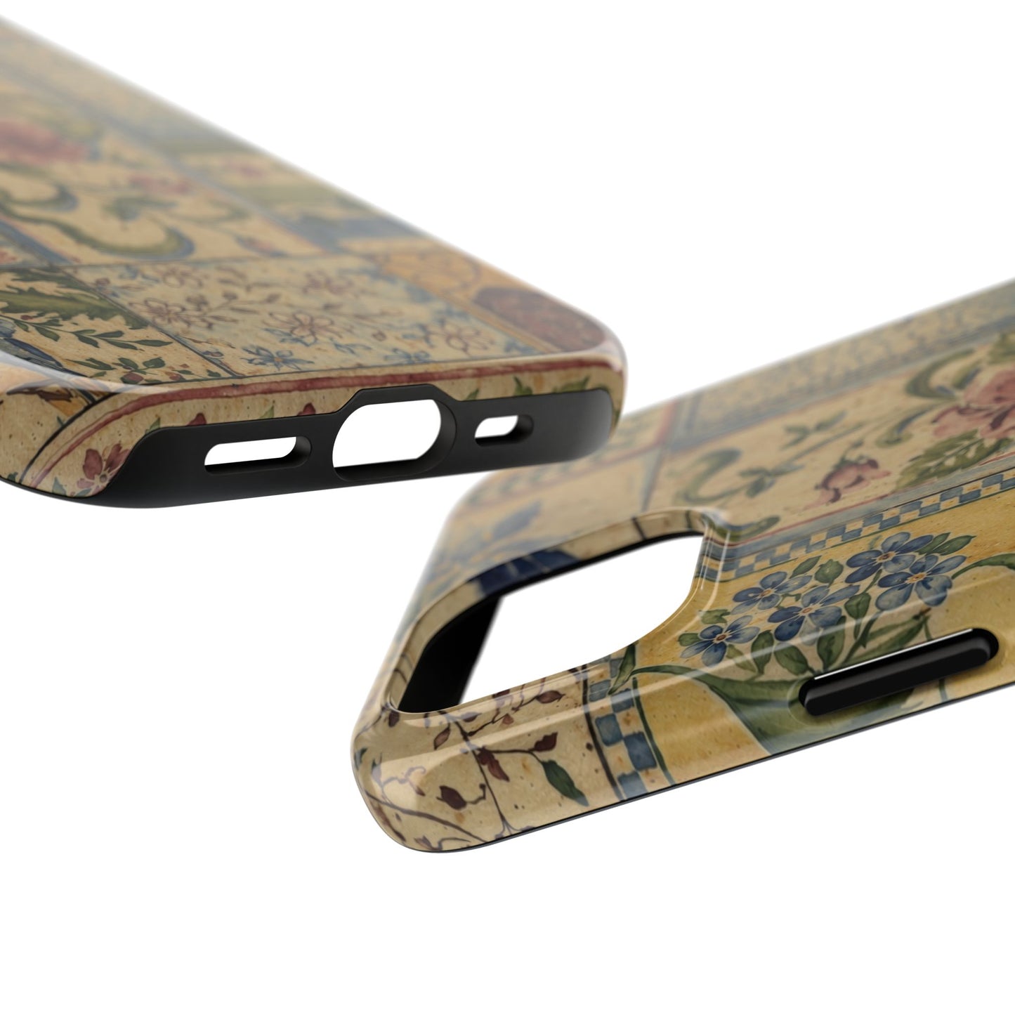 Vintage Floral Patchwork - Protective Phone Case