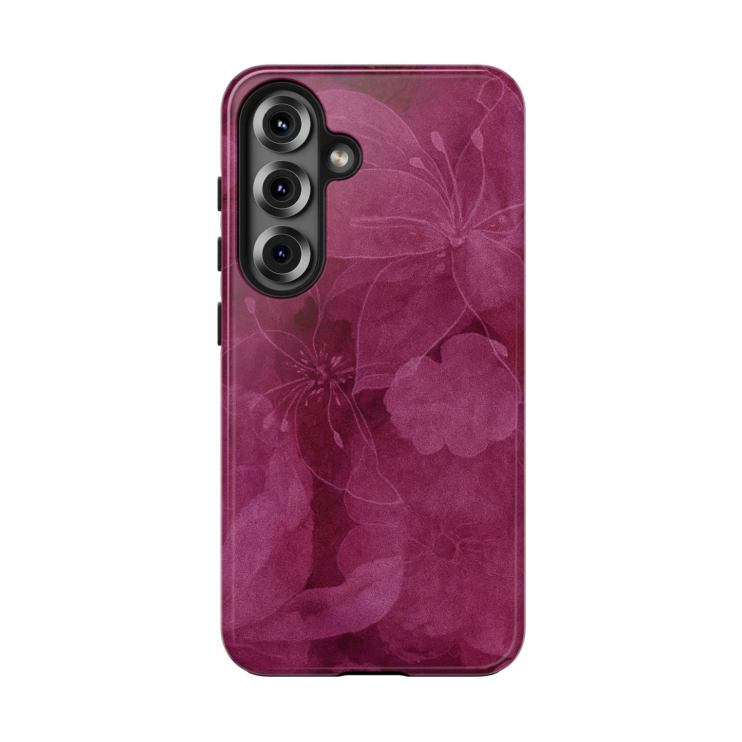 Magenta Petals - Protective Phone Case