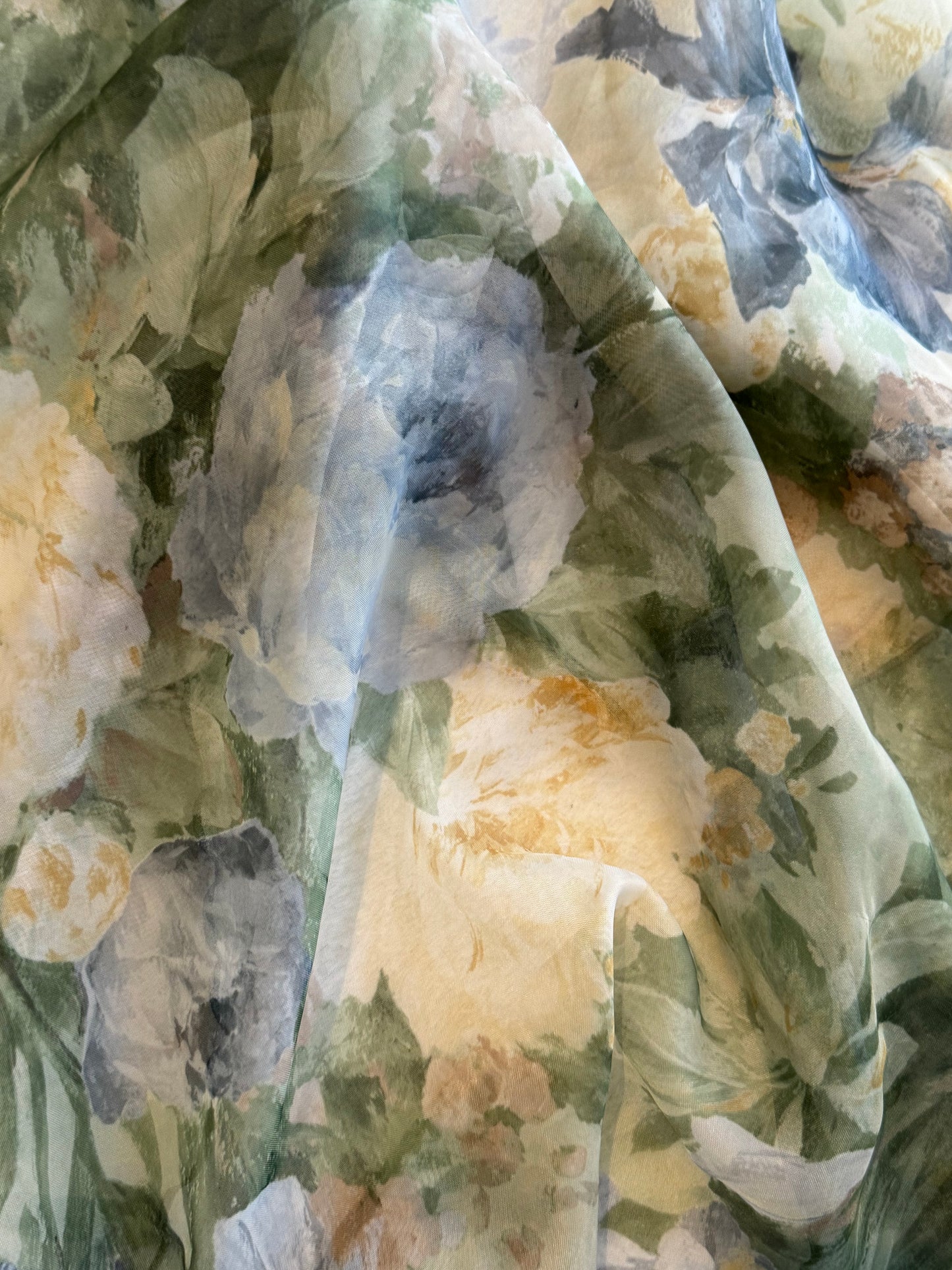 Flowy Floral Halter Top with Tie Neck and Back