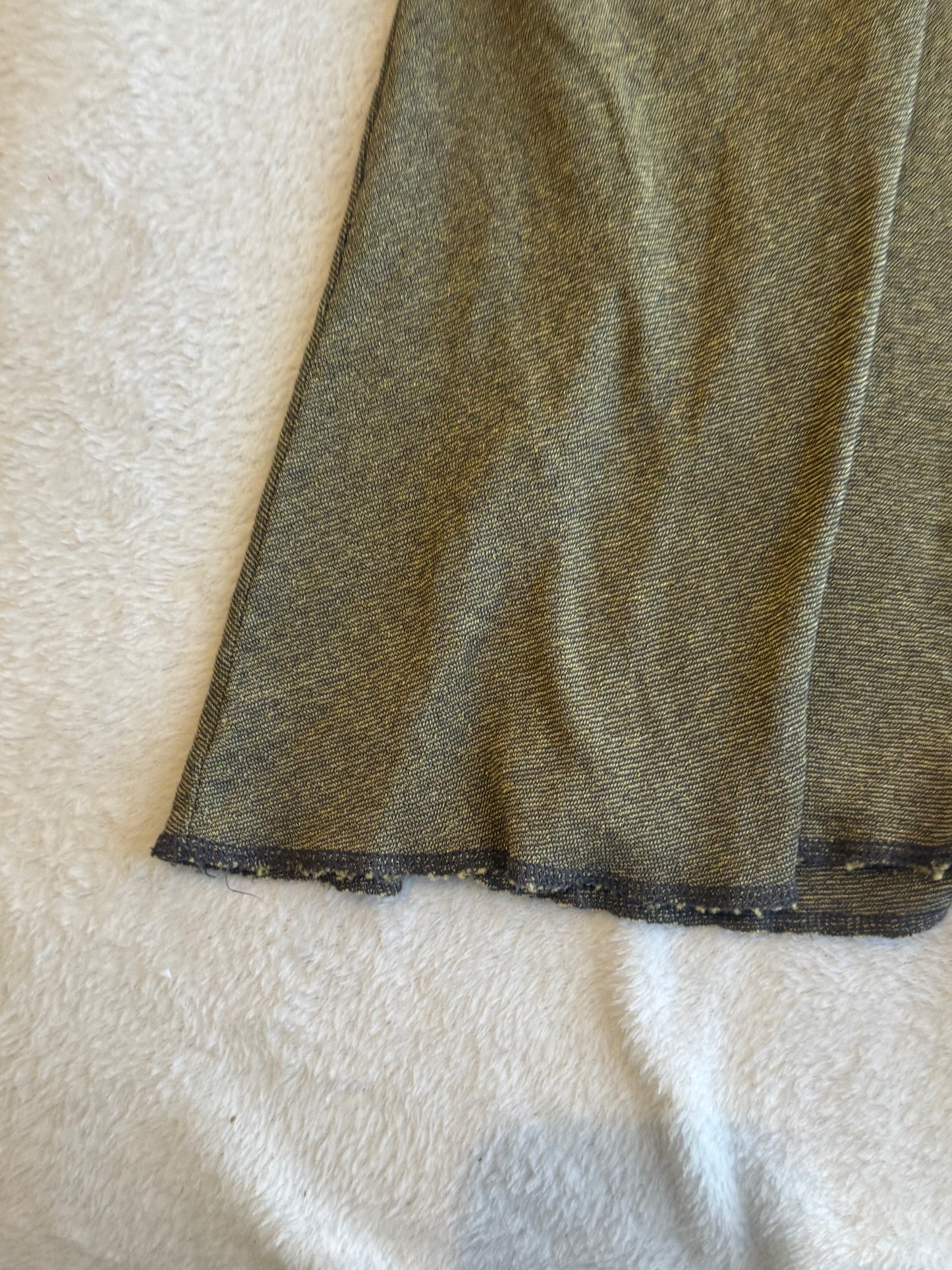 Y2K Green Top with Ruching