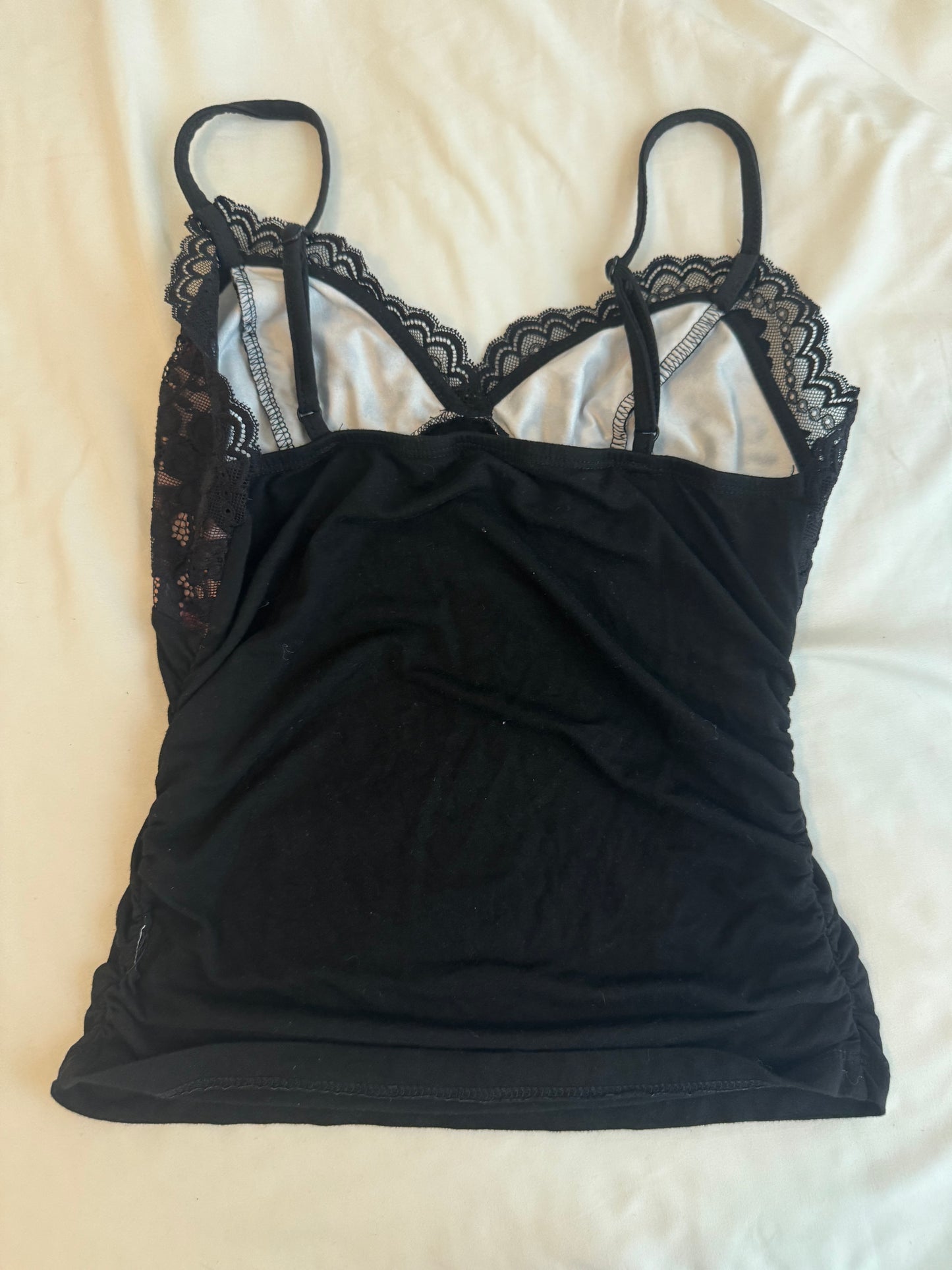 Black Halter Top with Animal Print