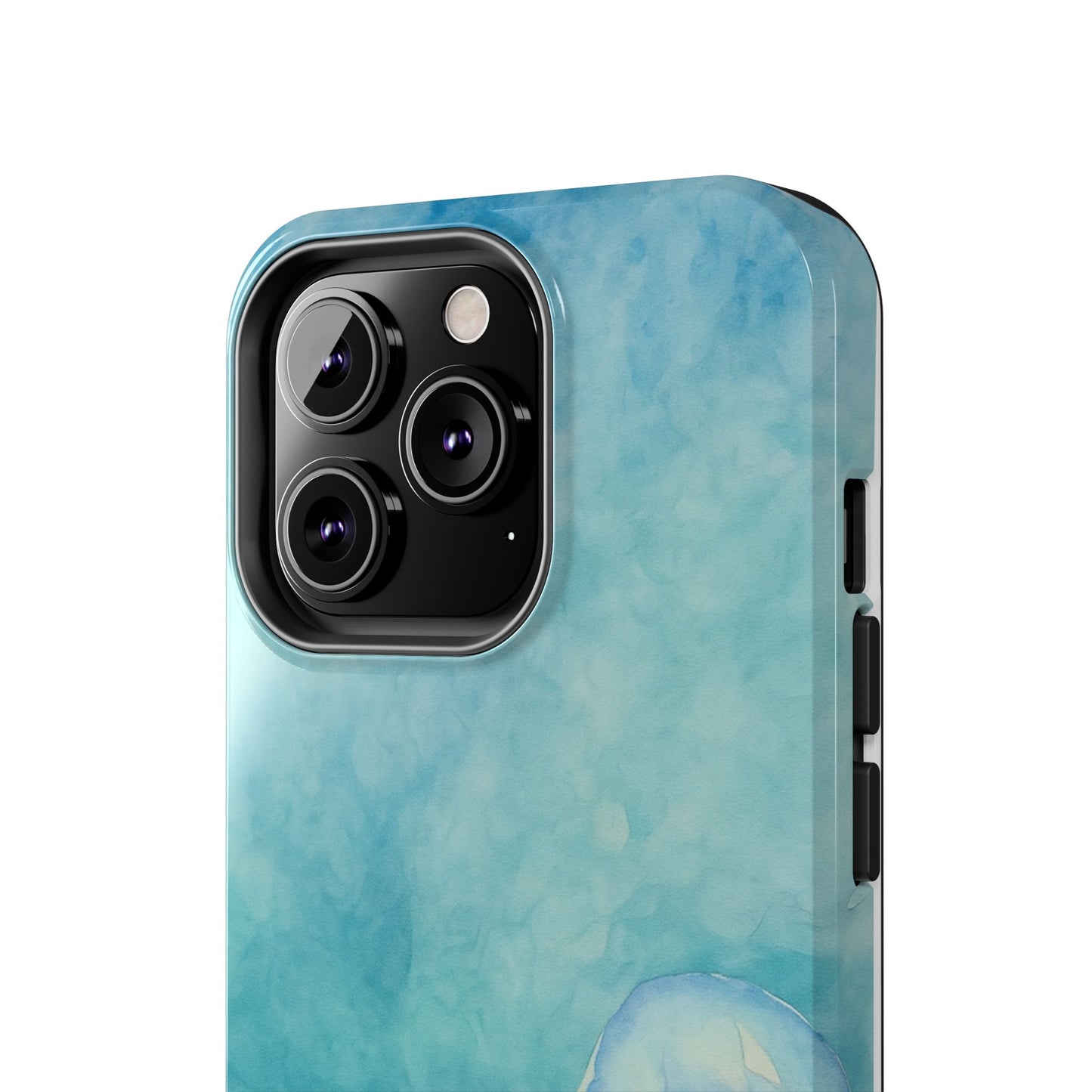 Sea-Blue Jellyfish - Protective Phone Case