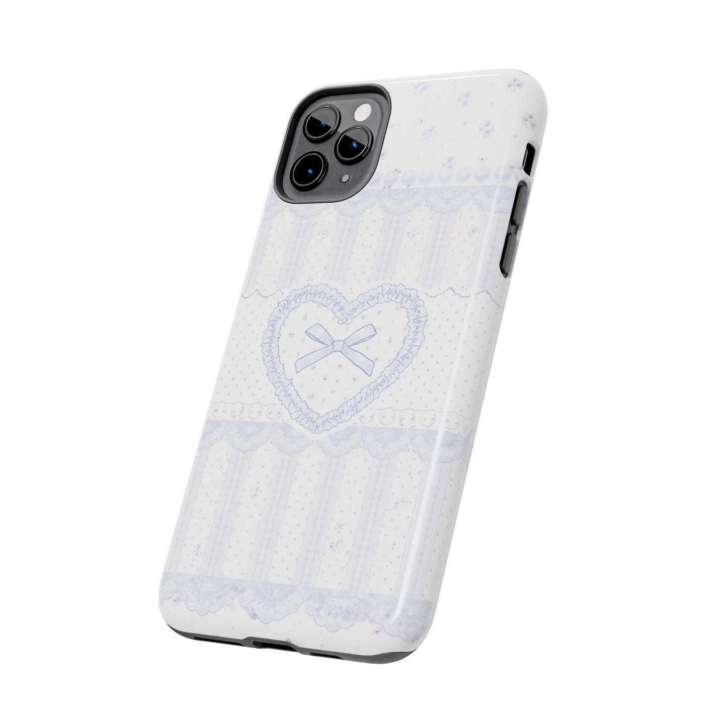 Coquette Blue Lace - Protective Phone Case