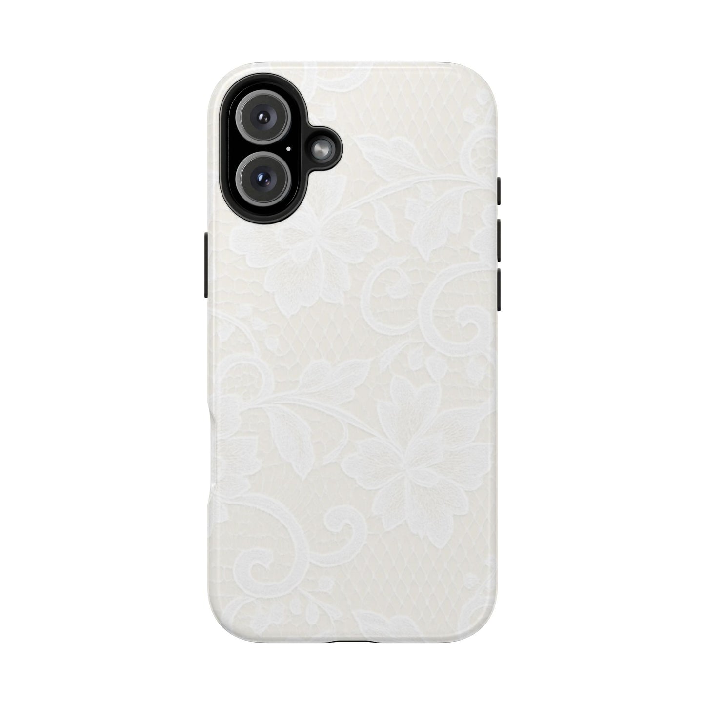 White Lace - Protective Phone Case
