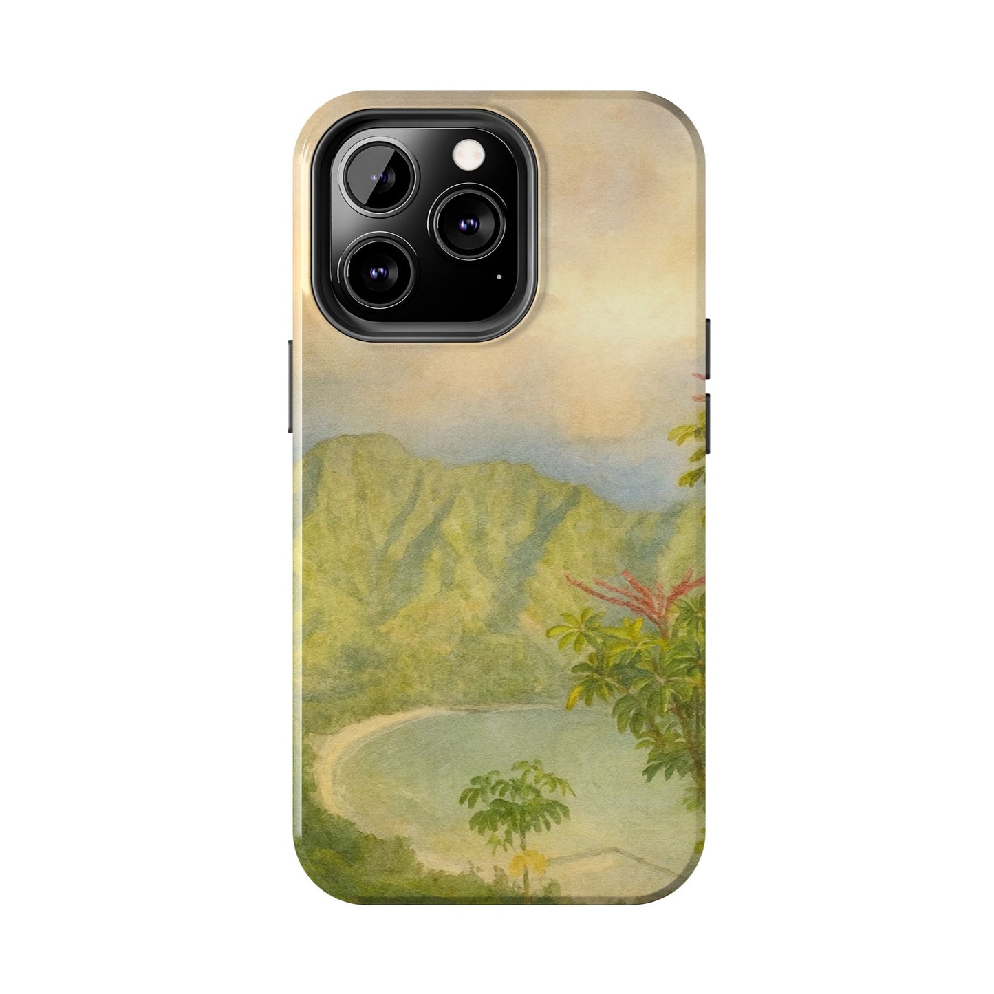 Vintage Tropical Beach - Protective Phone Case