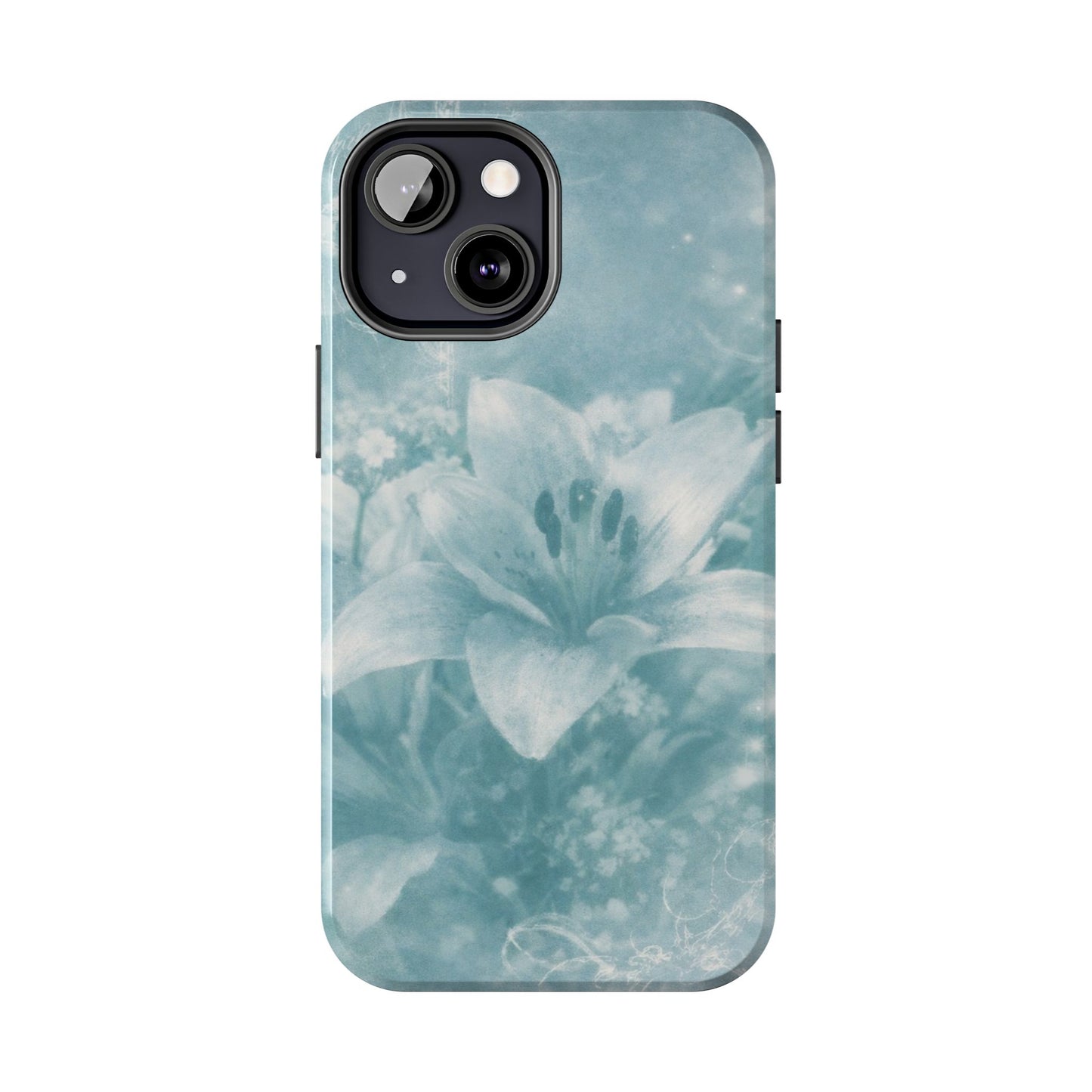 Teal Lily - Protective Phone Case