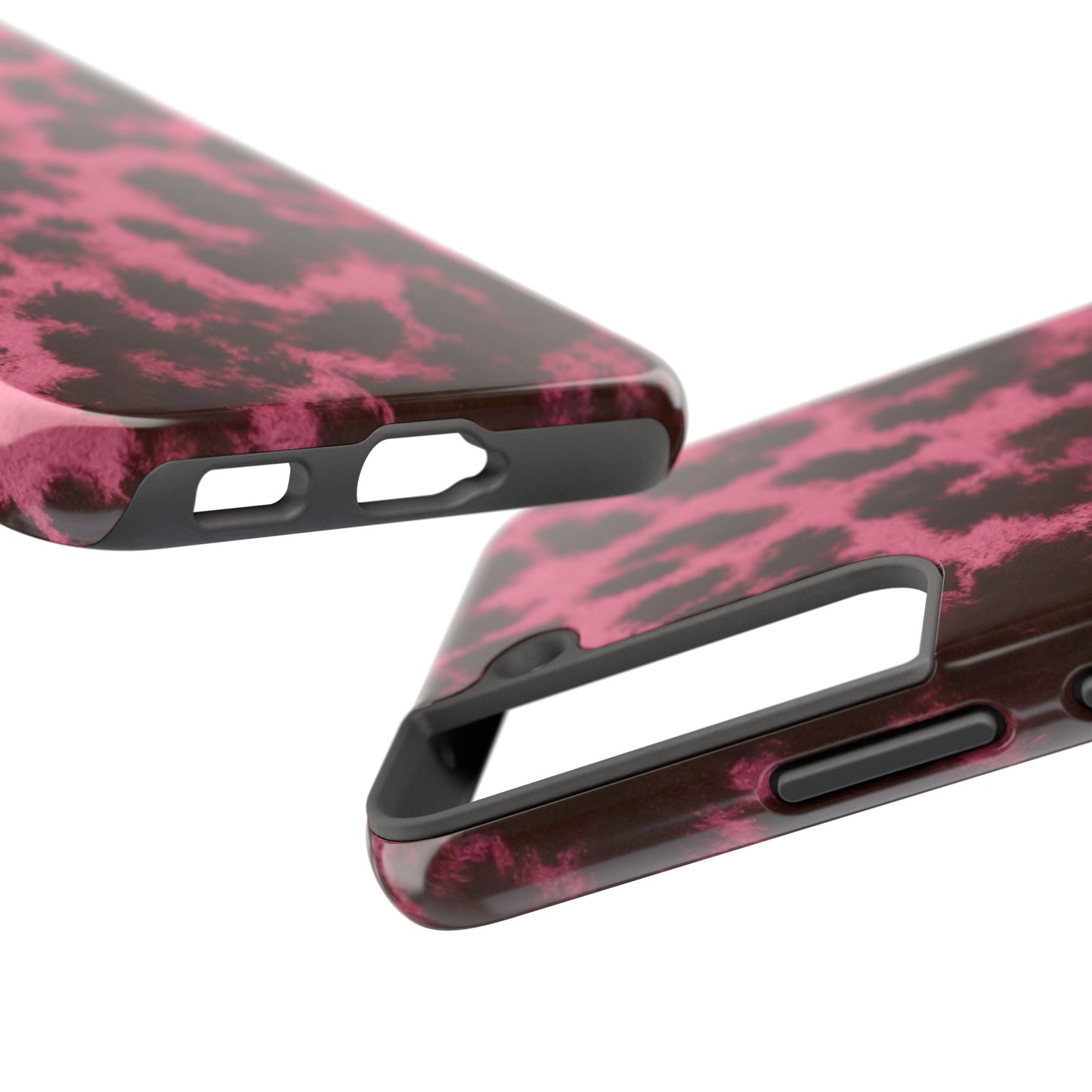 Pink Leopard Print - Protective Phone Case