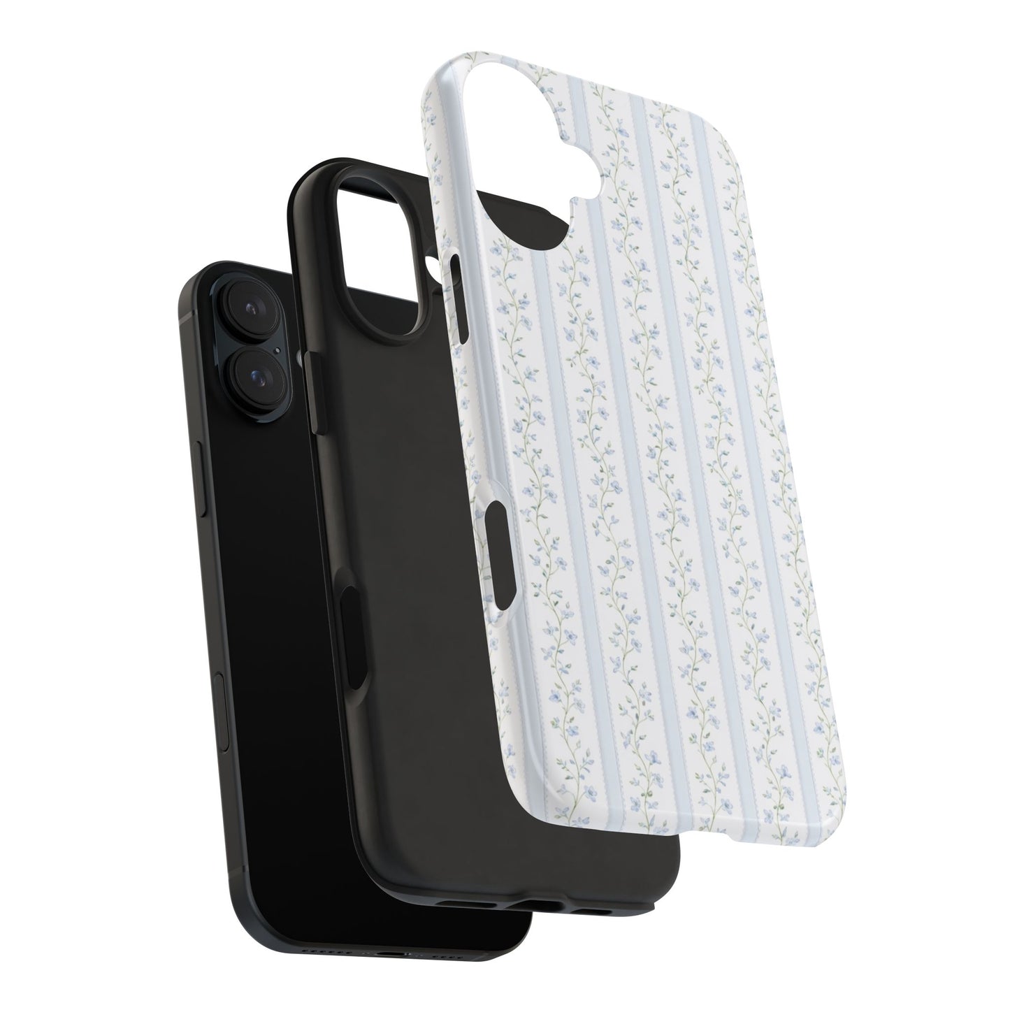 Vintage Blue Vine - Protective Phone Case