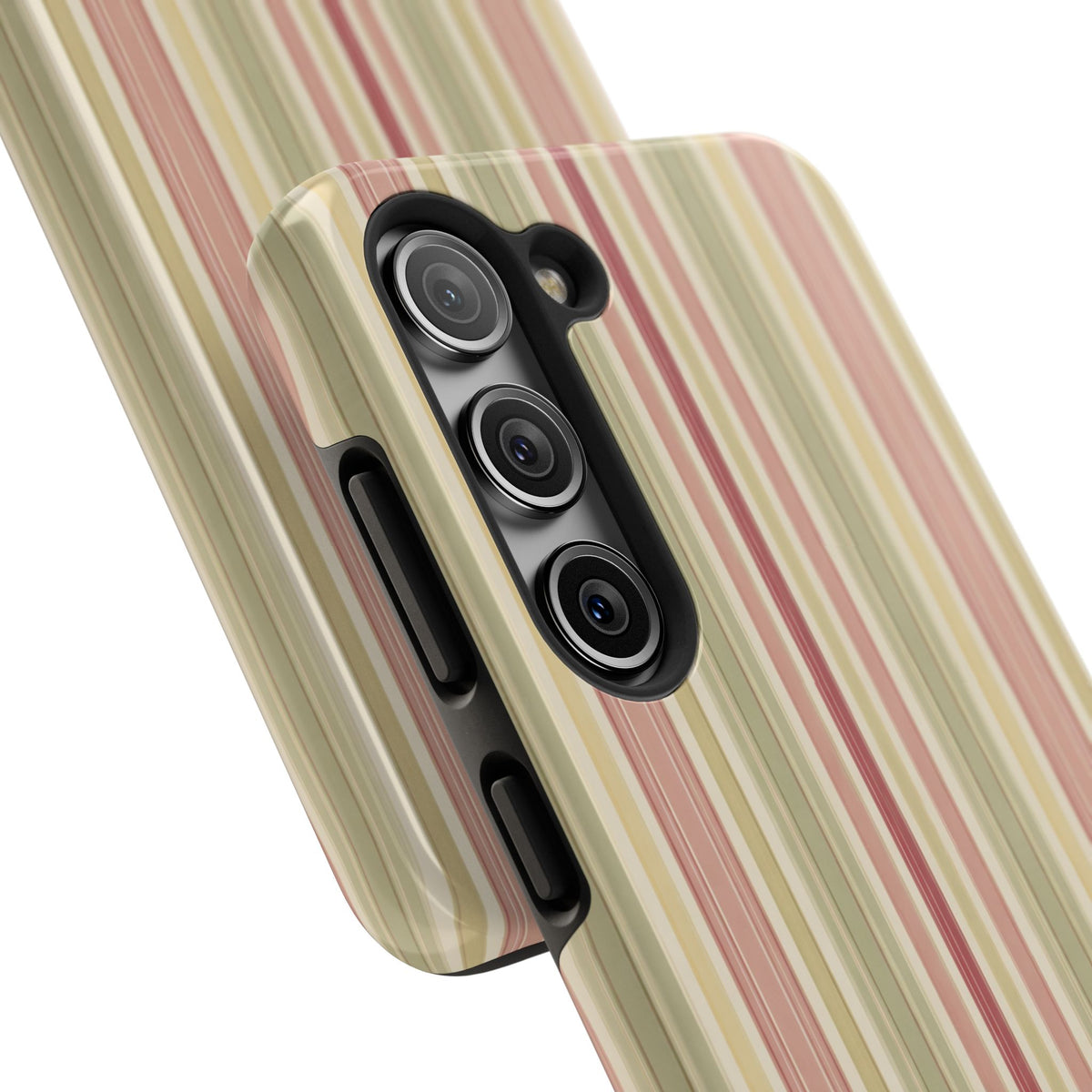Rosewood Stripe - Protective Phone Case
