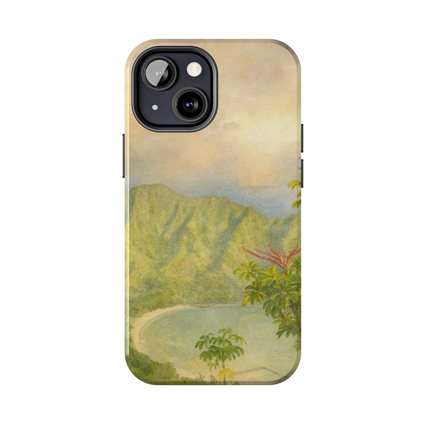 Vintage Tropical Beach - Protective Phone Case