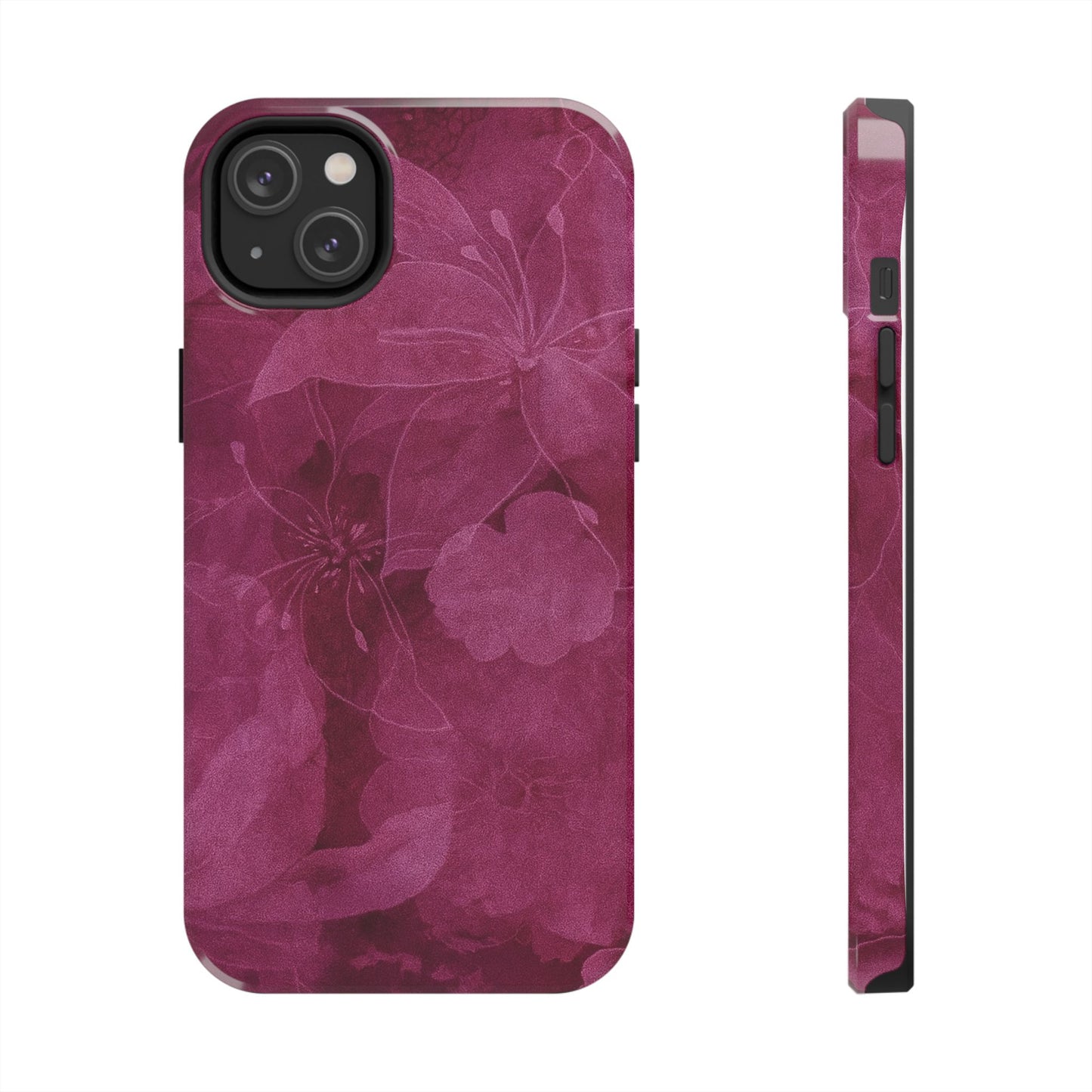 Magenta Petals - Protective Phone Case