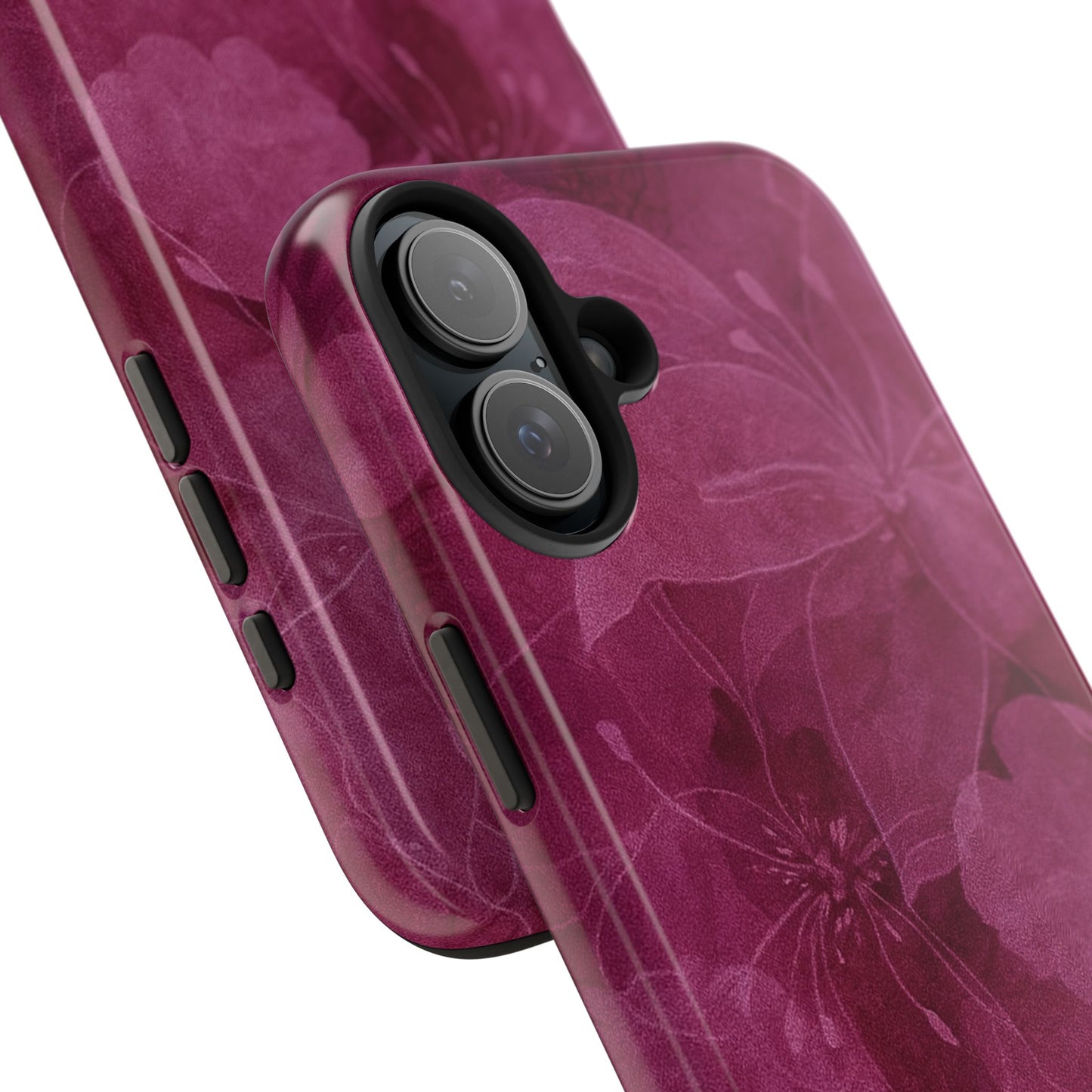 Magenta Petals - Protective Phone Case