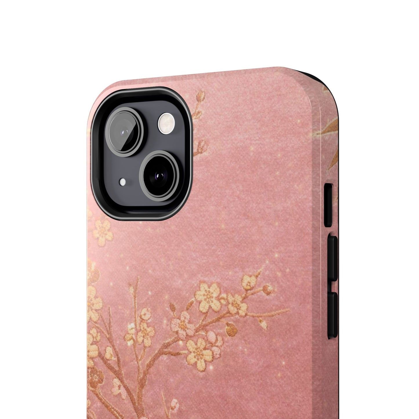 Pink Gold Cherry Blossom - Protective Phone Case