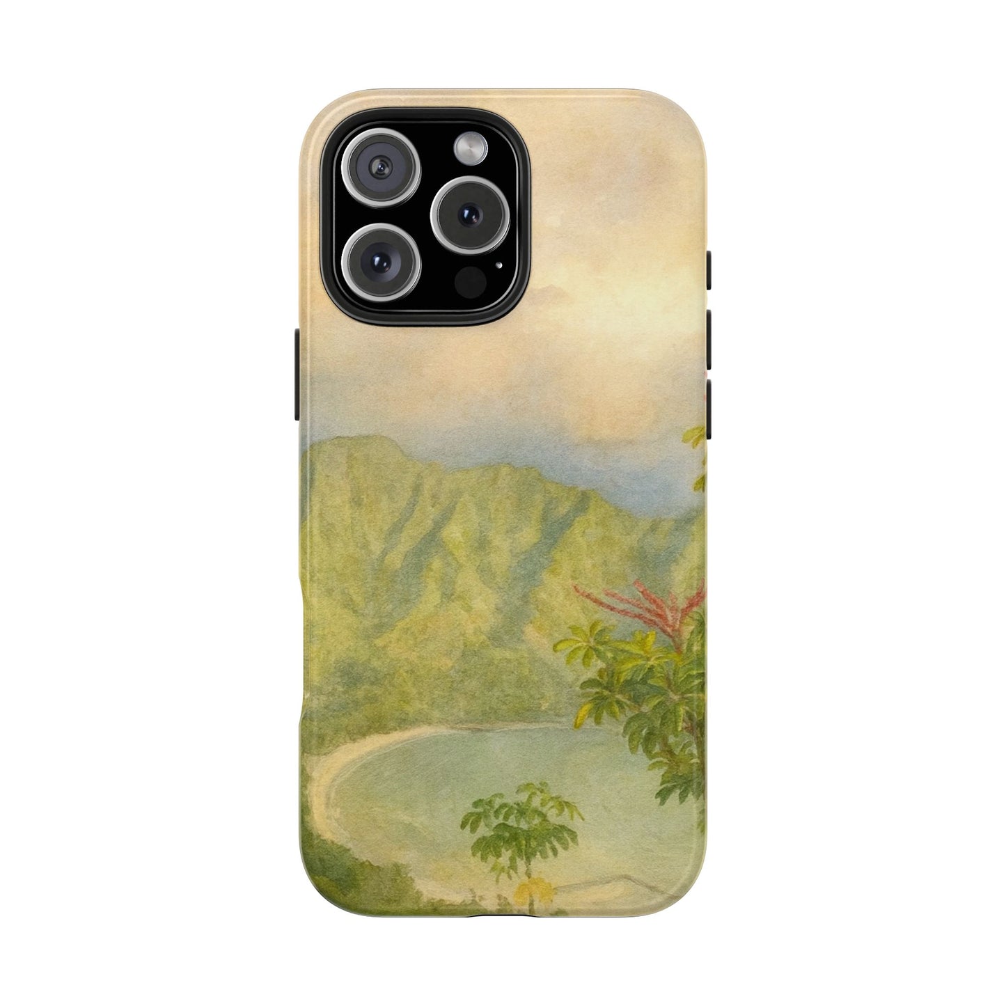 Vintage Tropical Beach - Protective Phone Case