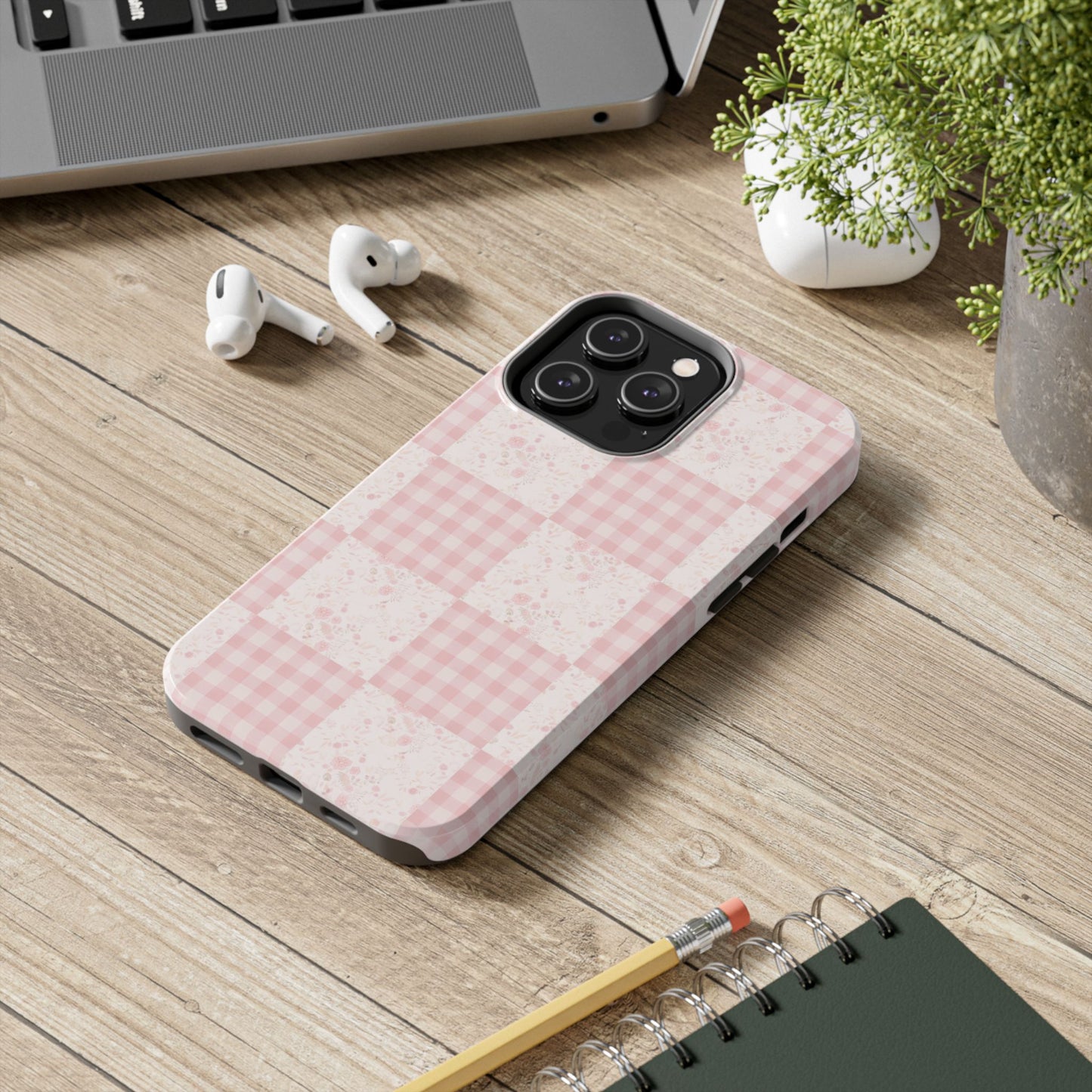 Baby Pink Quilt - Protective Phone Case