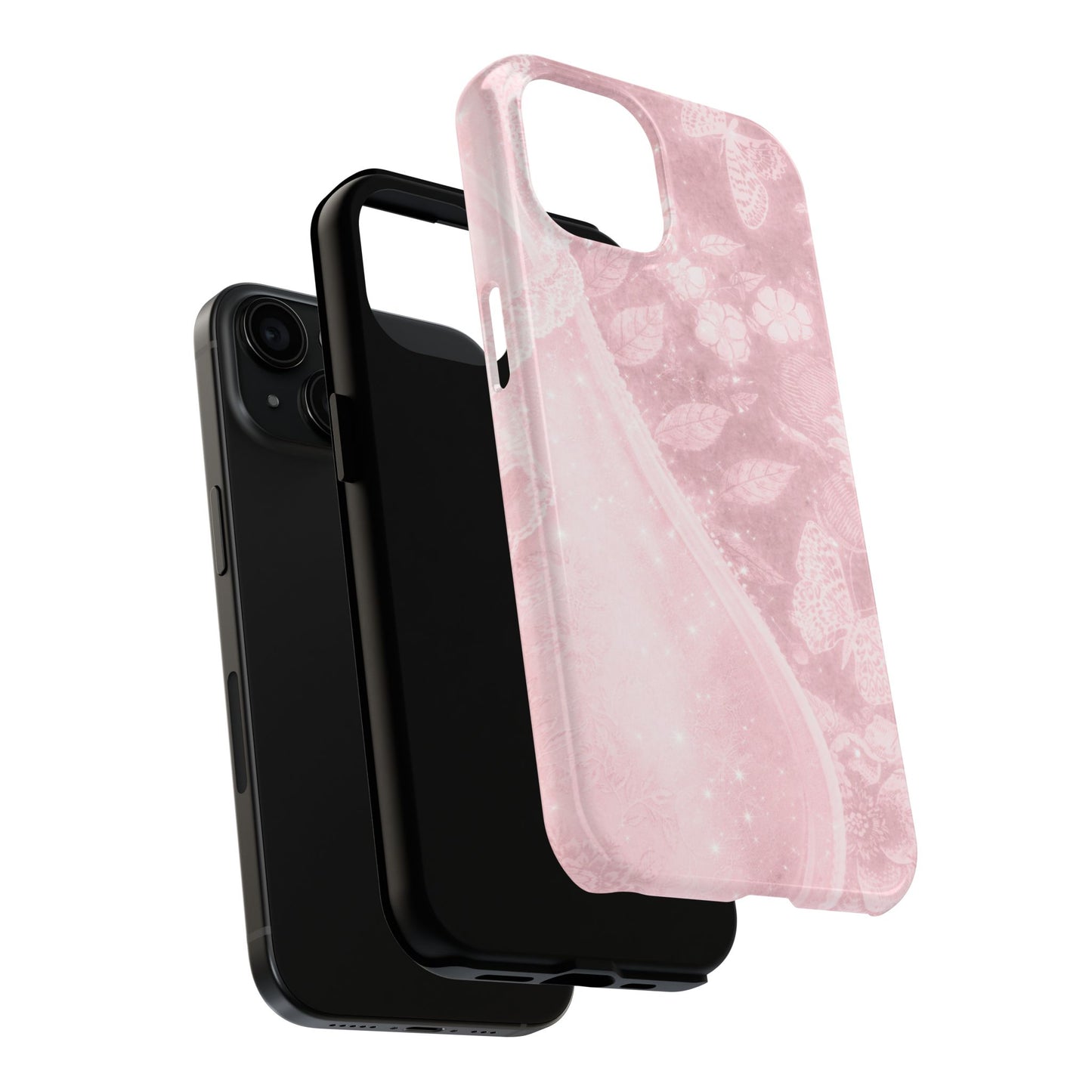 Pink Paisley - Protective Phone Case