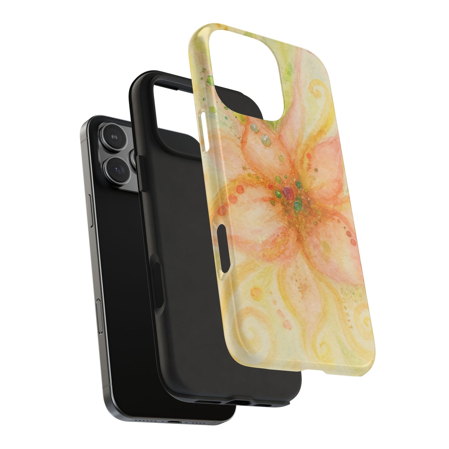 Shimmery Flower - Protective Phone Case