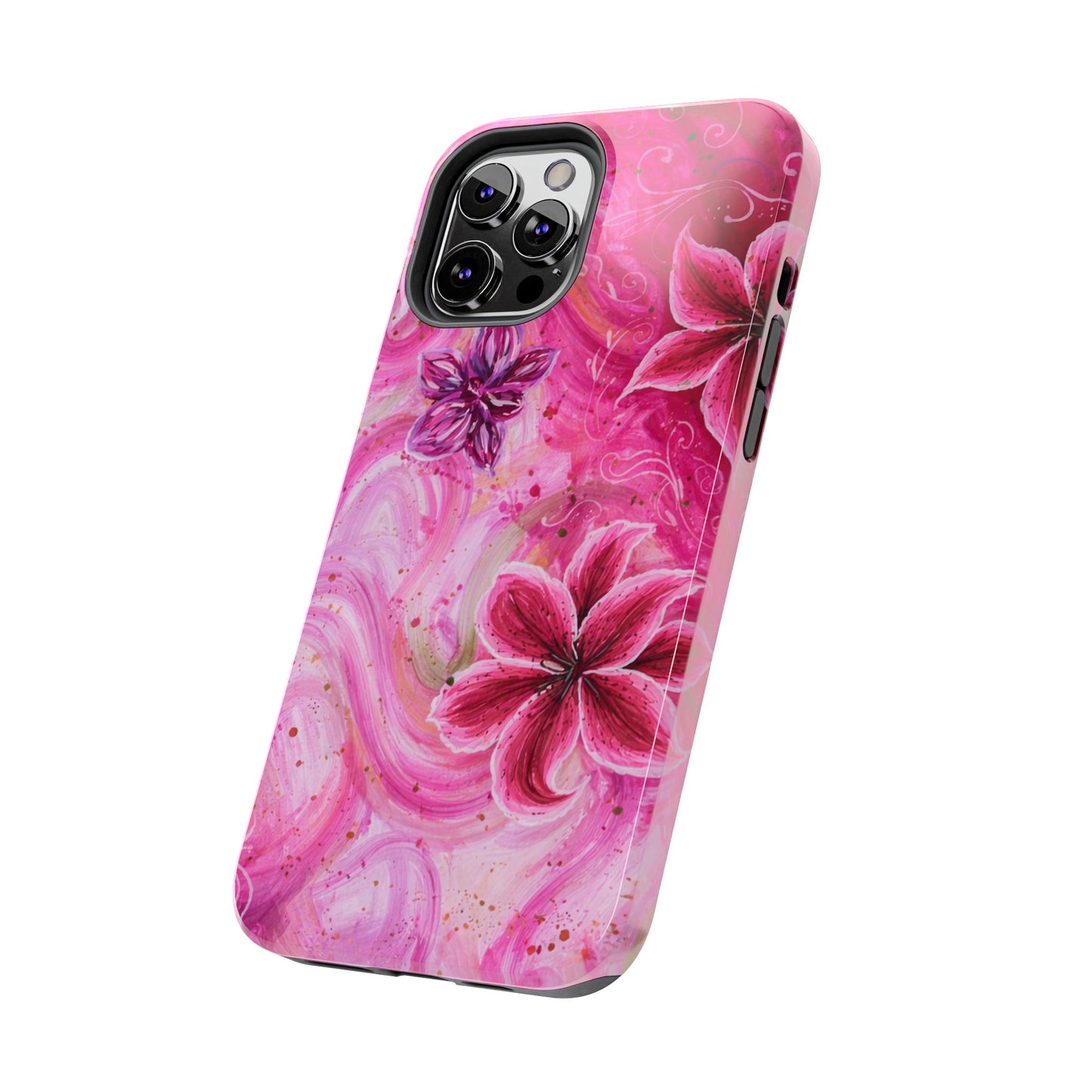 Watercolor Hibiscus - Protective Phone Case