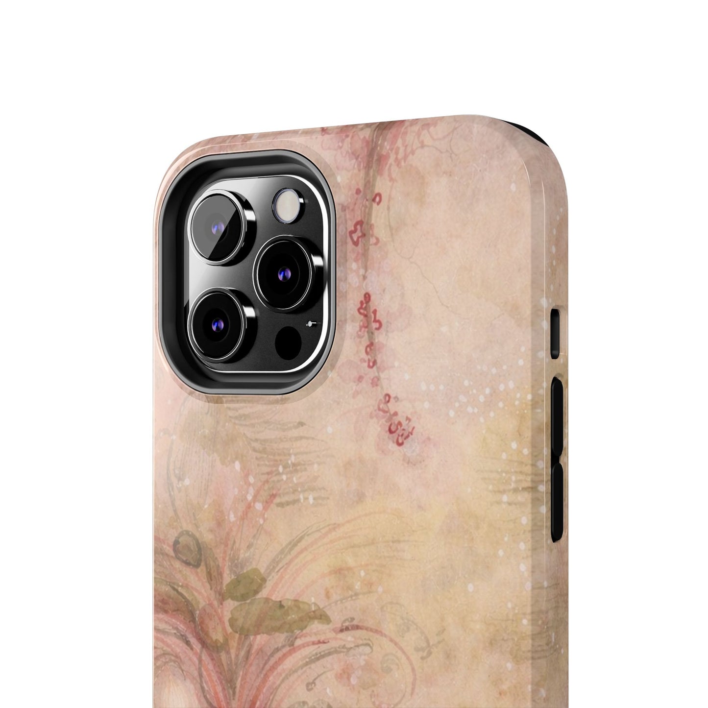 Antique Watercolor Floral - Protective Phone Case