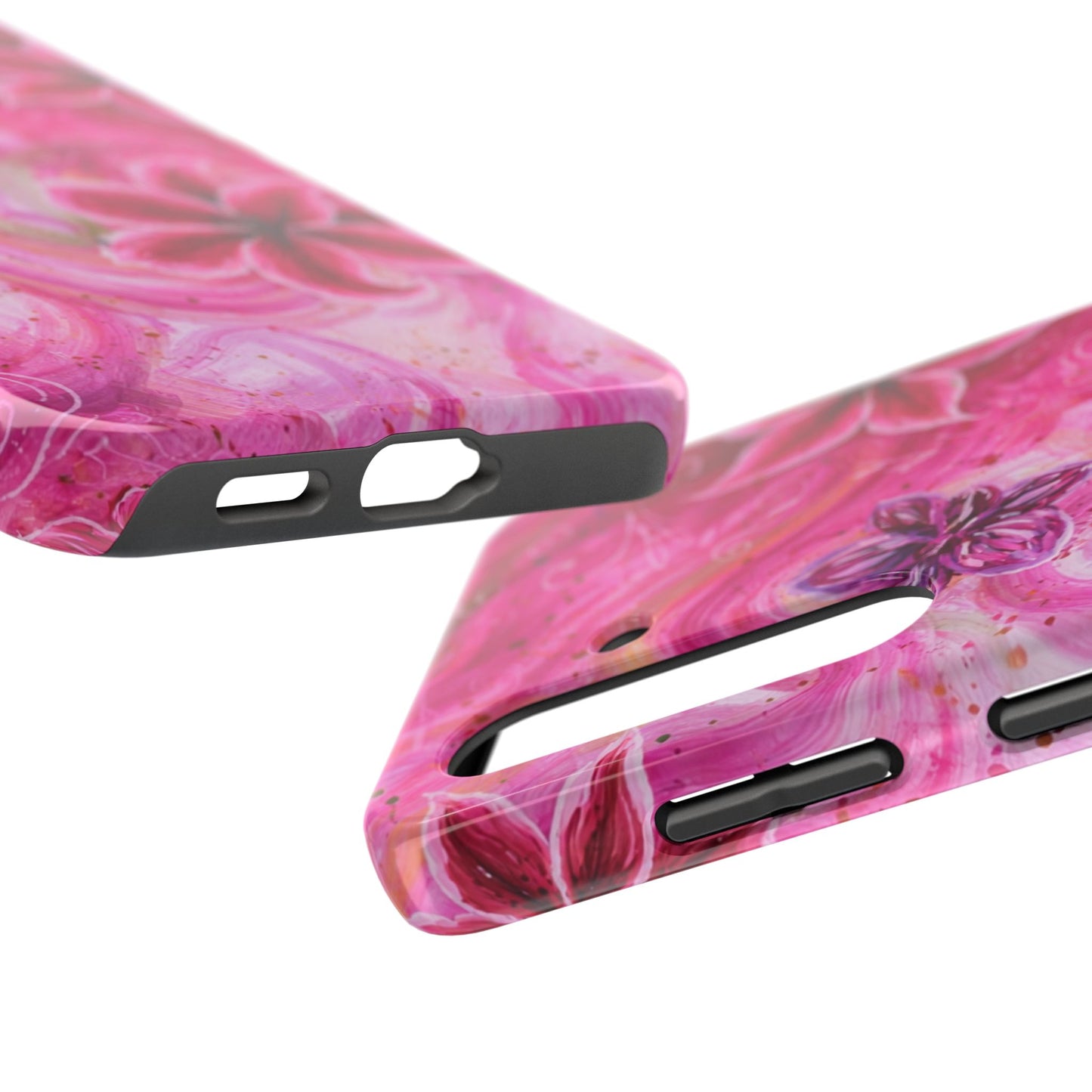 Watercolor Hibiscus - Protective Phone Case