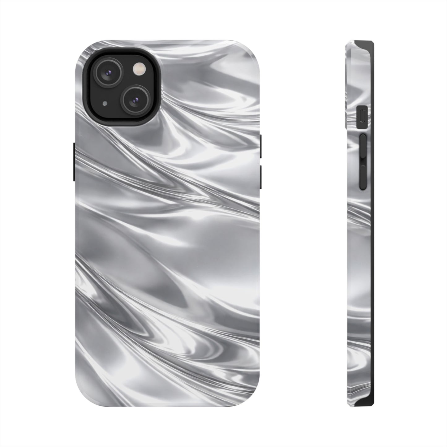 Silver Metallic - Protective Phone Case